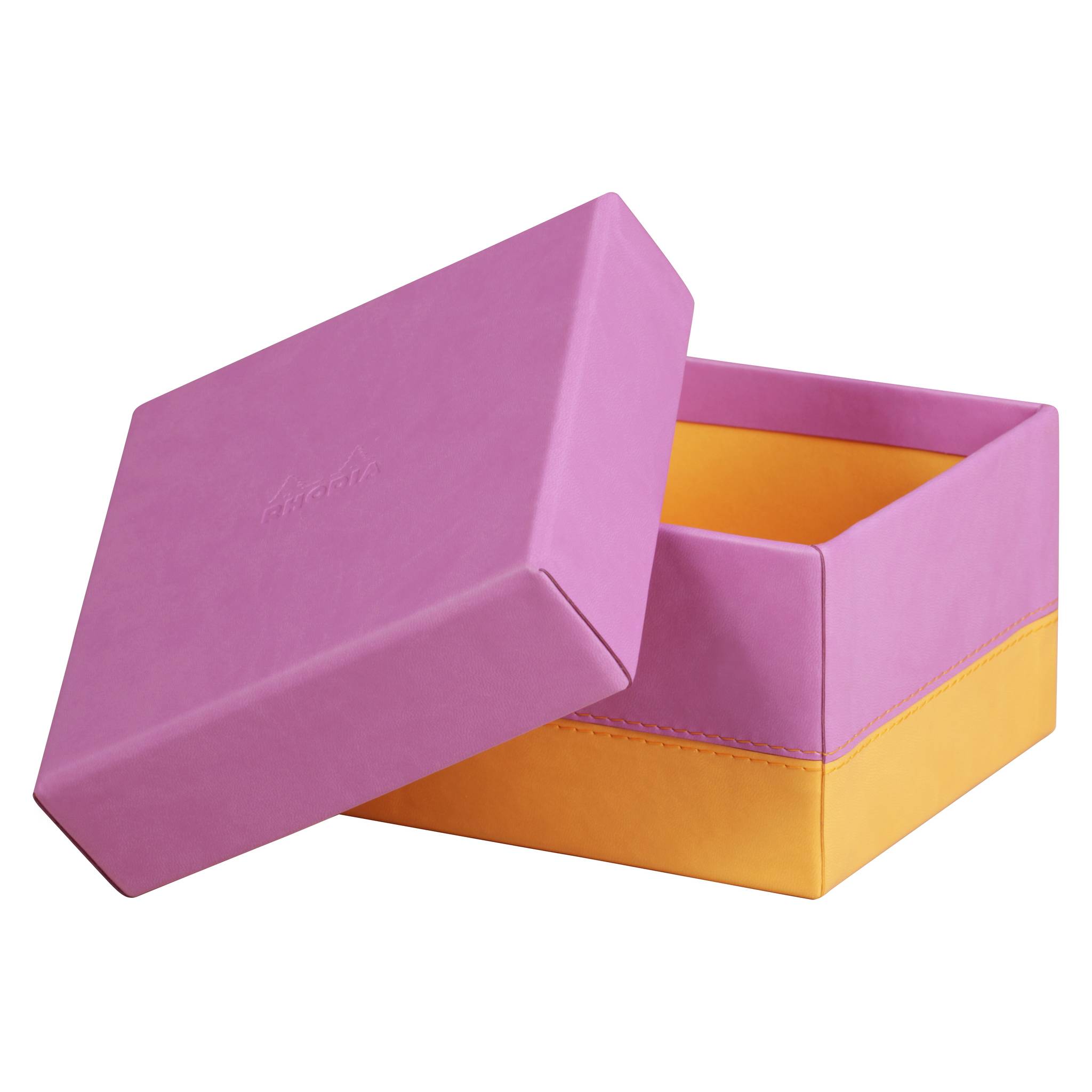 Rhodia Set mit 5 Boxen aus Kunstleder 44x34x16cm - Flieder 318981C