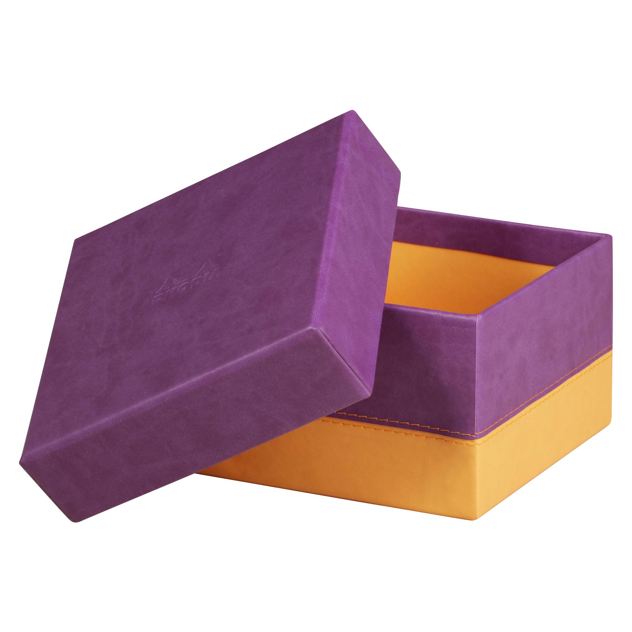 Rhodia Set mit 5 Boxen aus Kunstleder 44x34x16cm - Violett 318980C