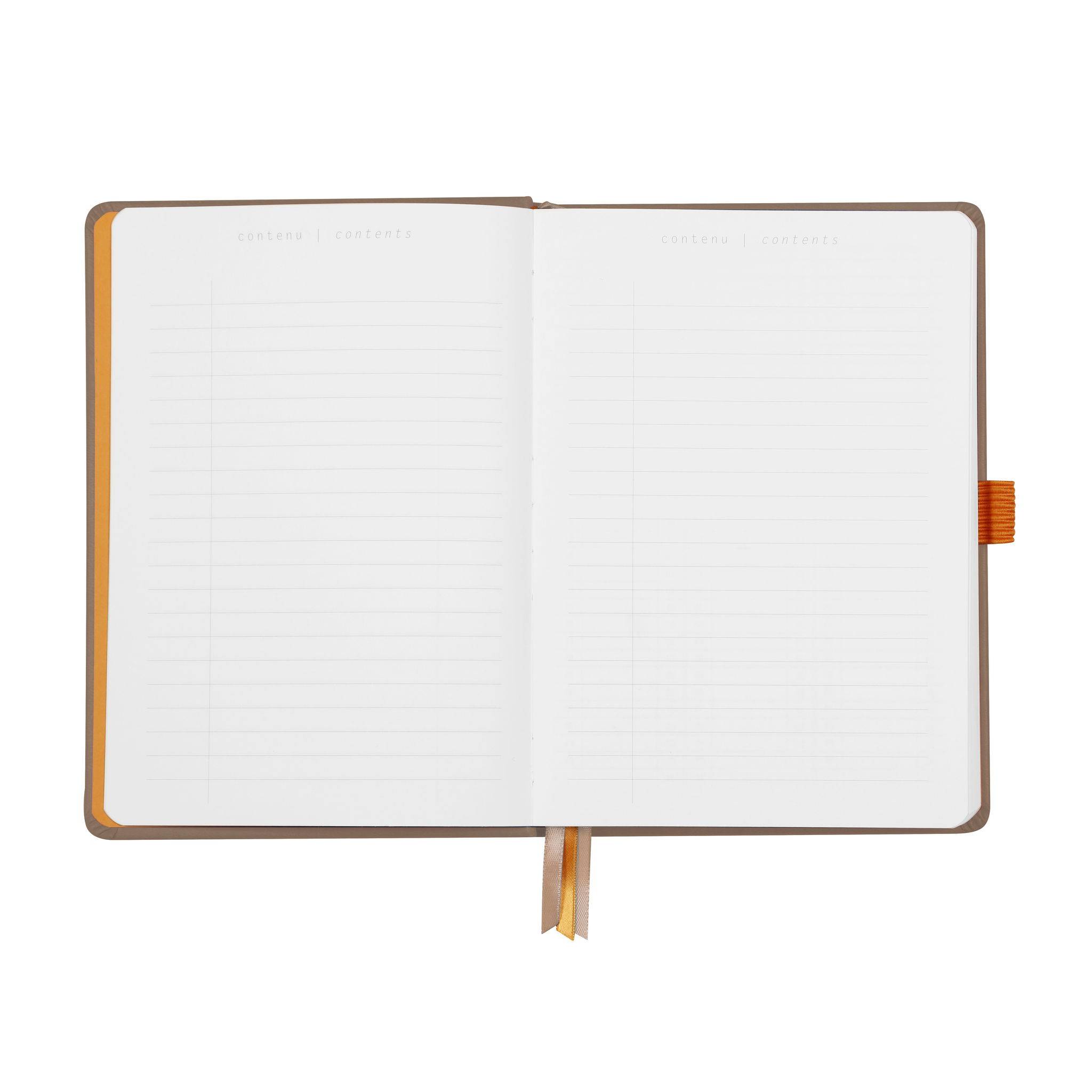 Rhodia Goalbook A5 festem Einband, 120 Bl 90g, Dot/punktkariert Taupe 118573C