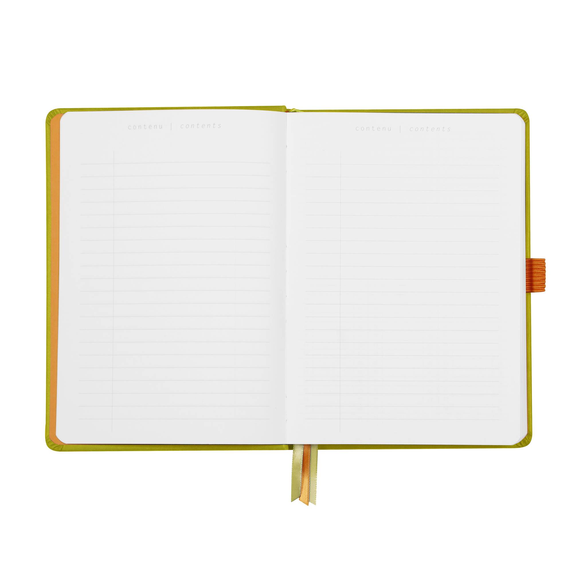 Rhodia Goalbook A5 120 Bl weiß 90g, Dot/punktkariert Anisgrün 118575C