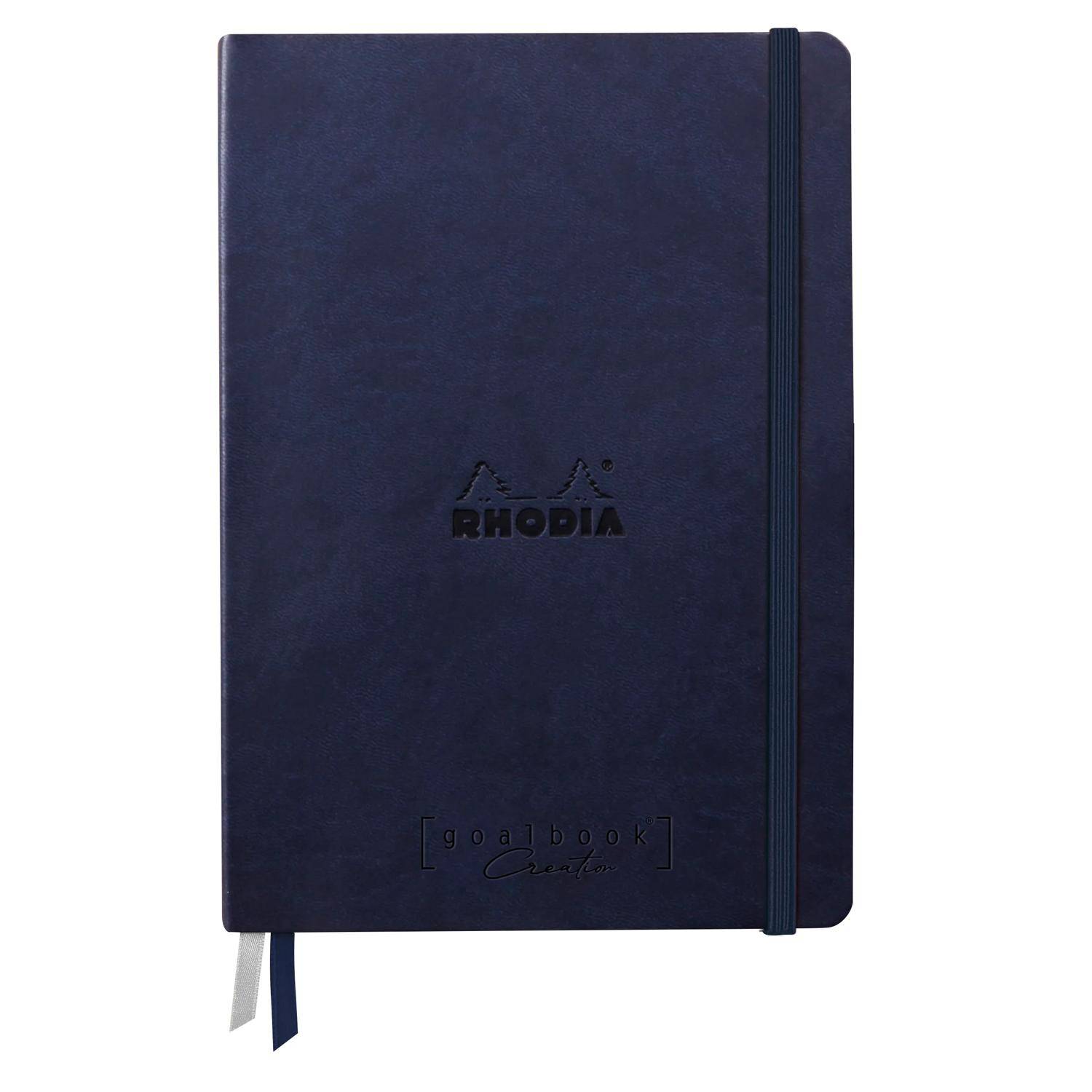 Rhodia Goalbook Creation A5 Umschlag, 50 Bl weiß blanko 200g, Blau 194159C