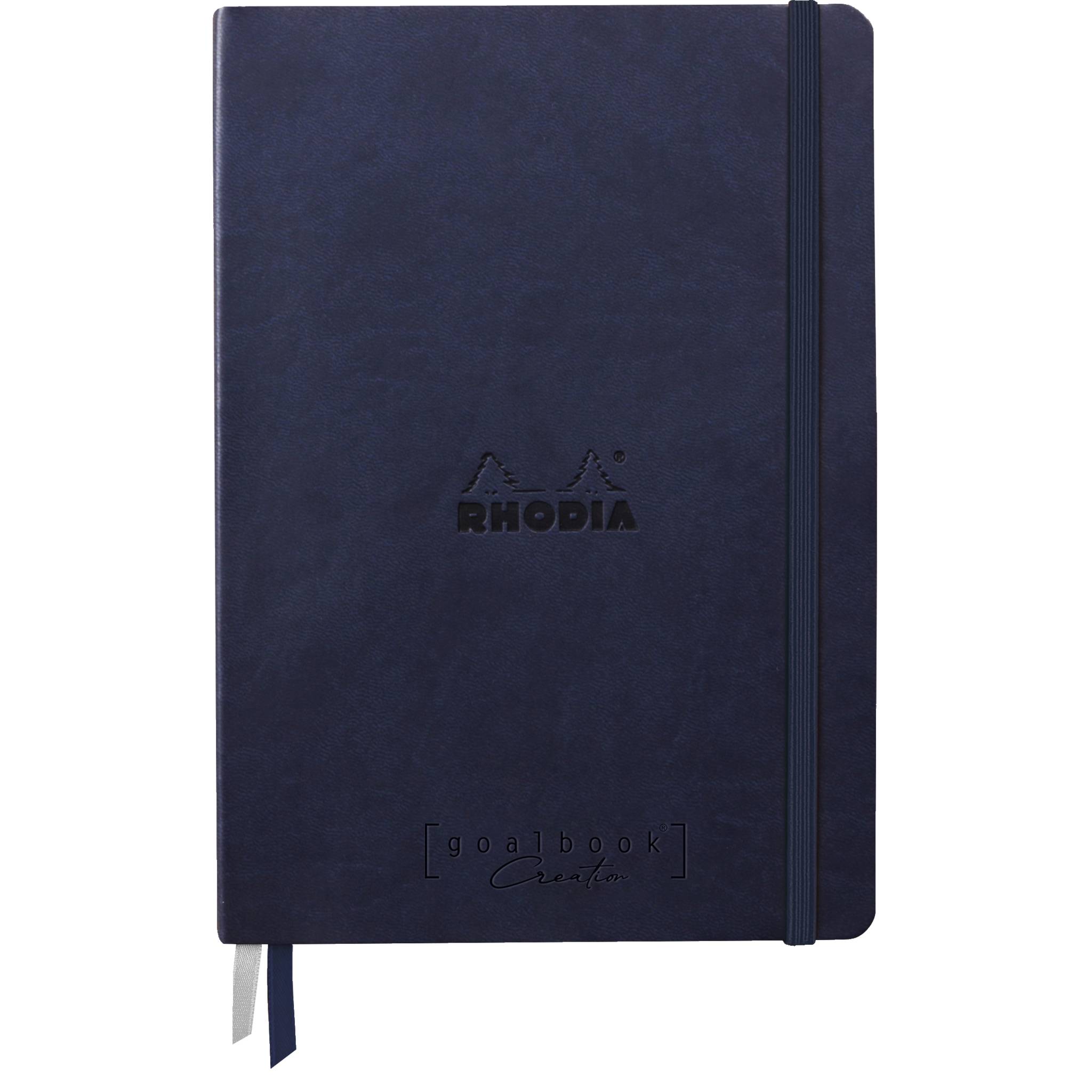 Rhodia Goalbook Creation A5 Umschlag, 50 Bl weiß blanko 200g, Blau 194159C