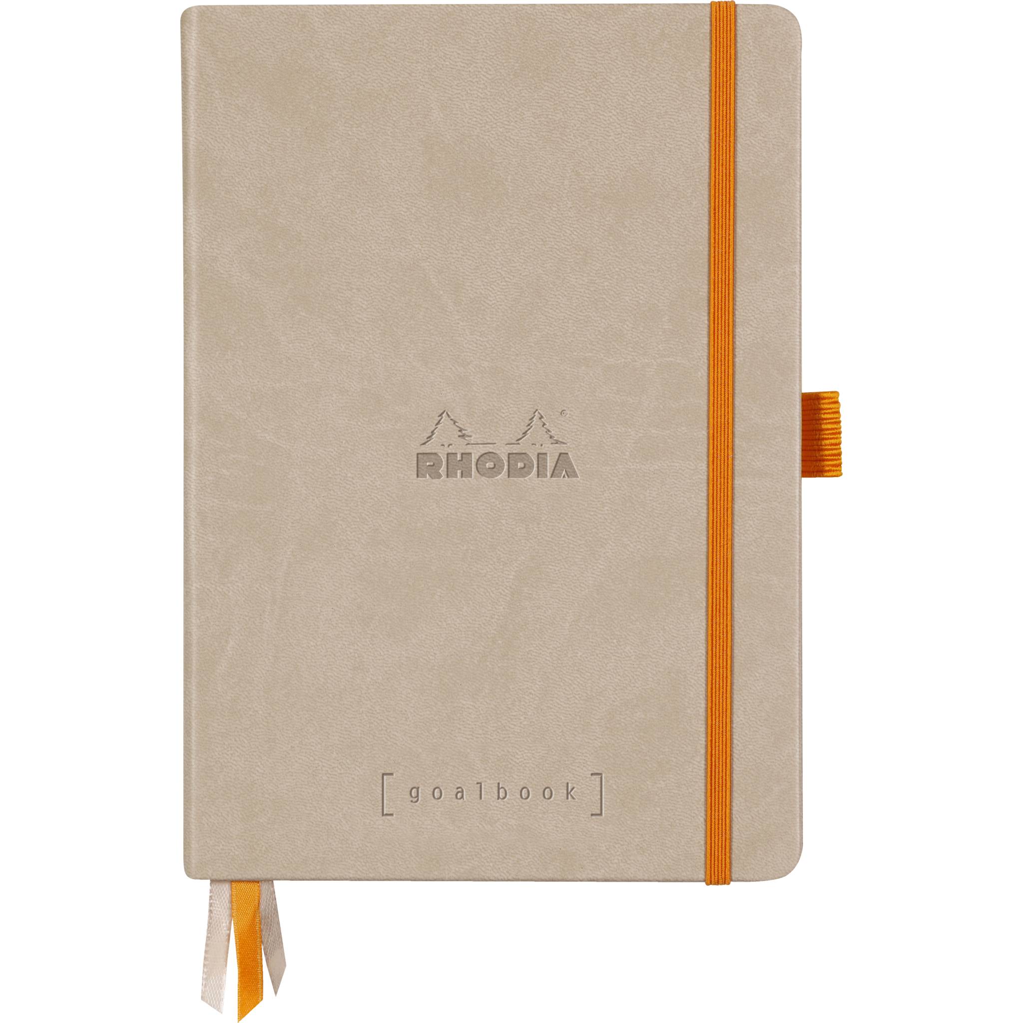Rhodia Goalbook A5 festem Einband, 120 Bl 90g, Dot/punktkariert Beige 118574C