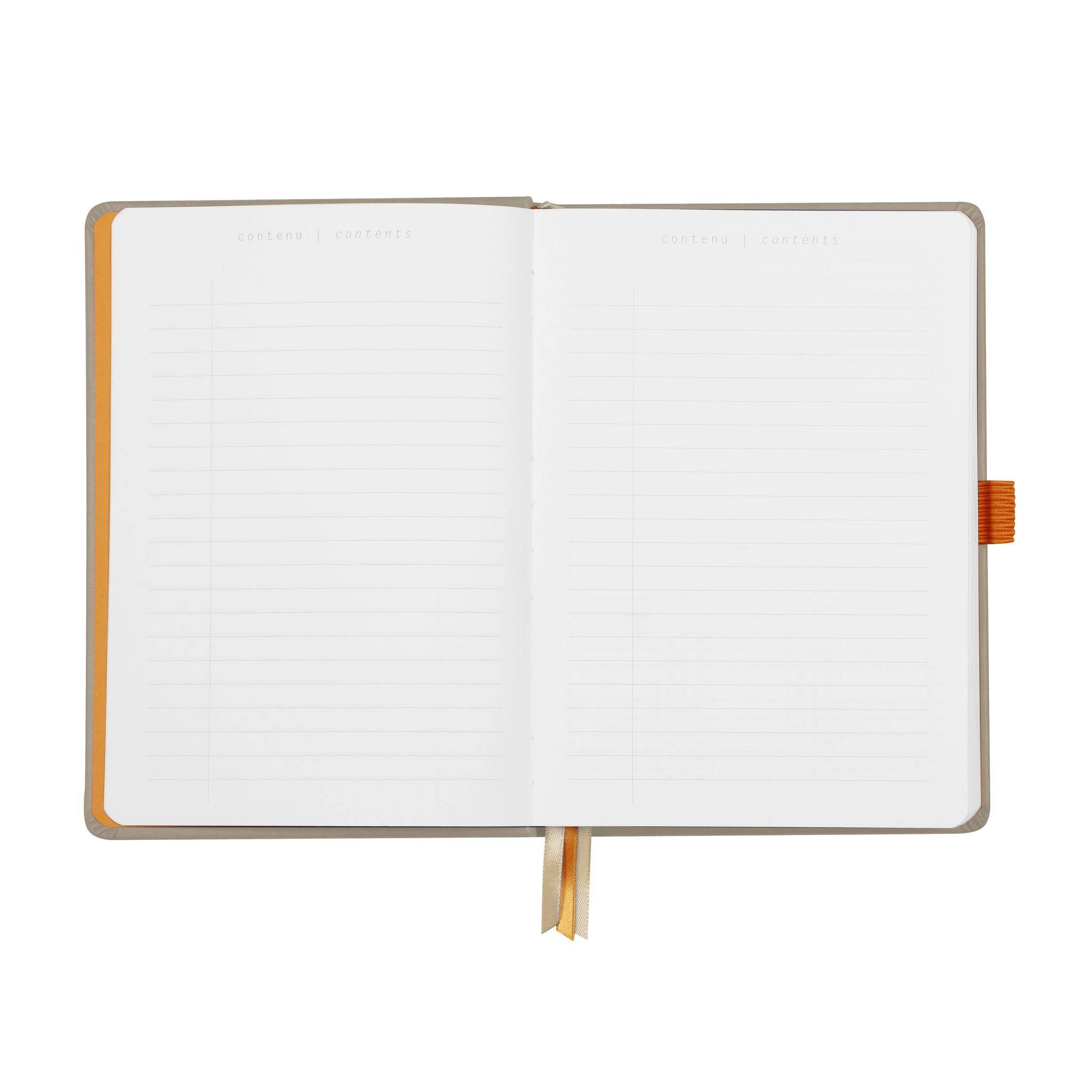 Rhodia Goalbook A5 festem Einband, 120 Bl 90g, Dot/punktkariert Beige 118574C