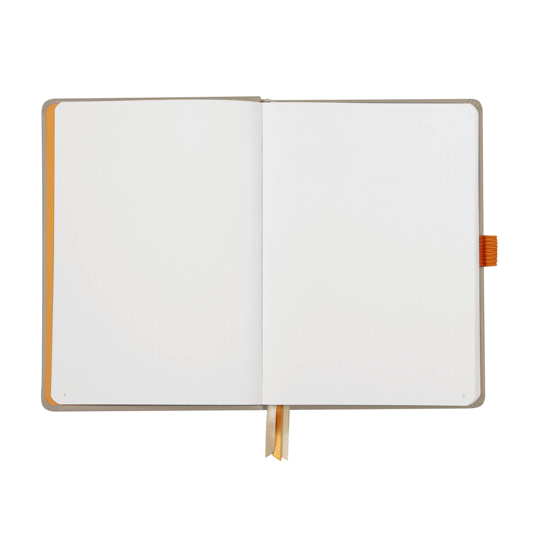Rhodia Goalbook A5 festem Einband, 120 Bl 90g, Dot/punktkariert Beige 118574C