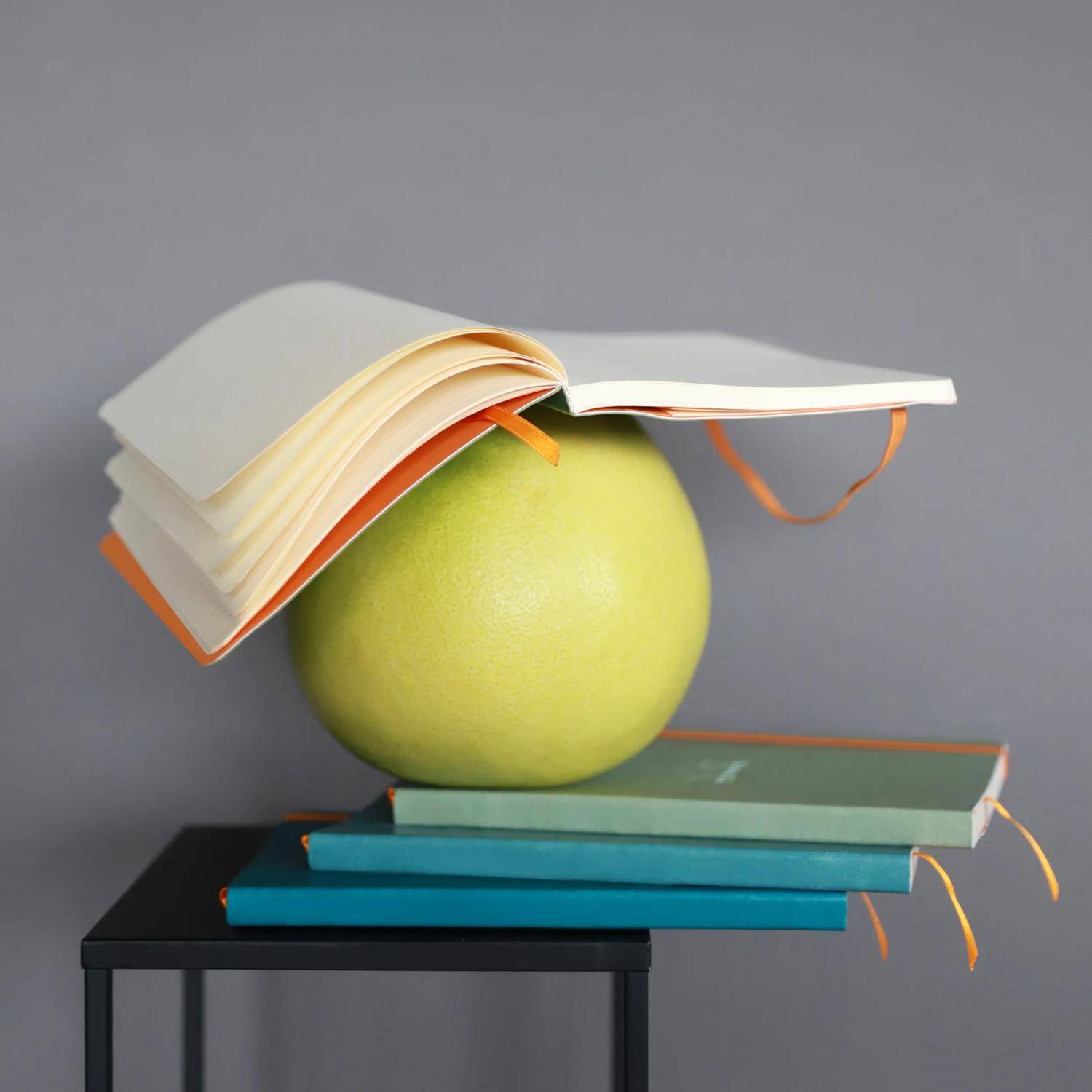 Rhodia Notizbuch A5 Softcover, 80 Bl elfenbein 90g, liniert, Wassergrün 117377C