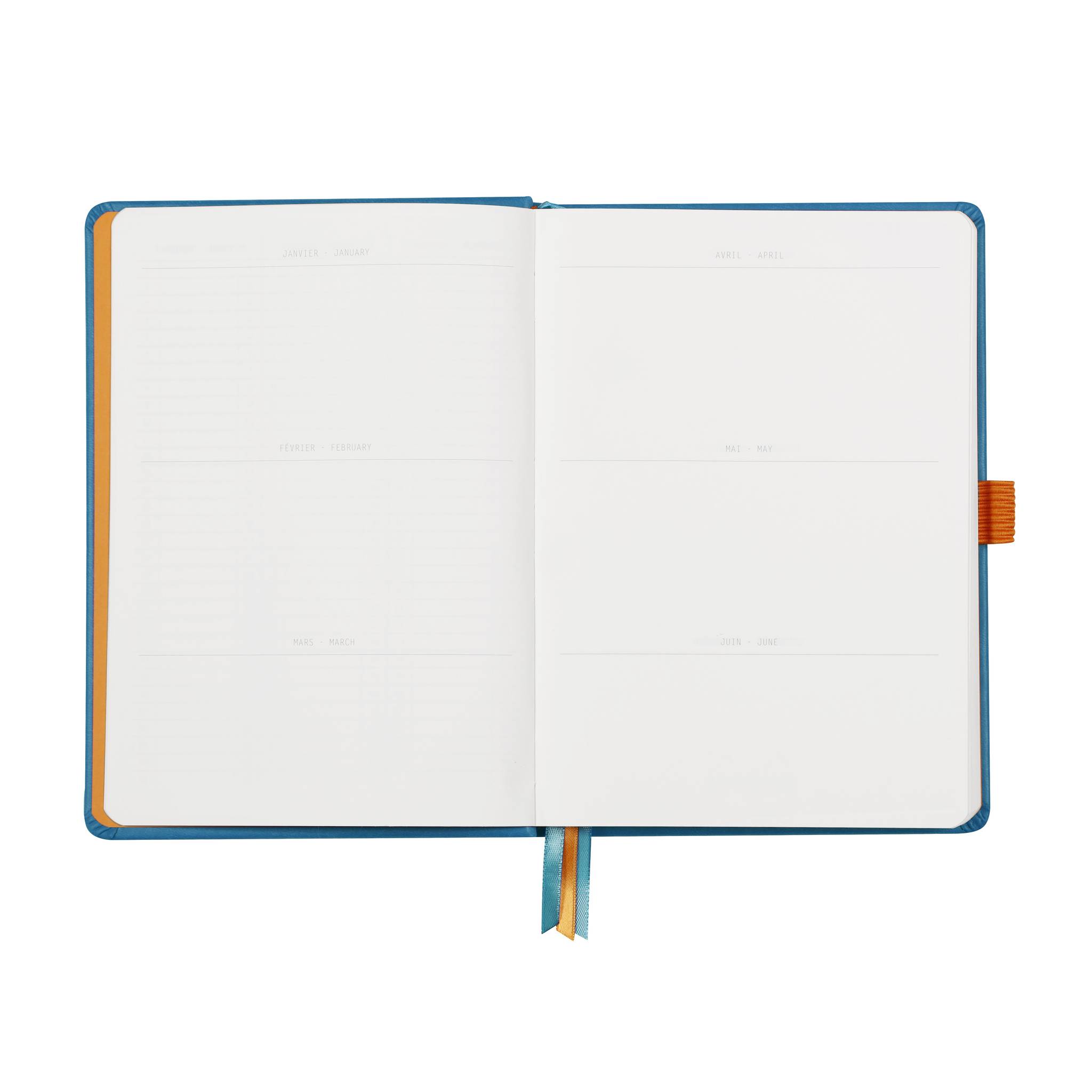 Rhodia Goalbook A5 festem Einband, 120 Bl 90g, Dot/punktkariert Türkis 118576C