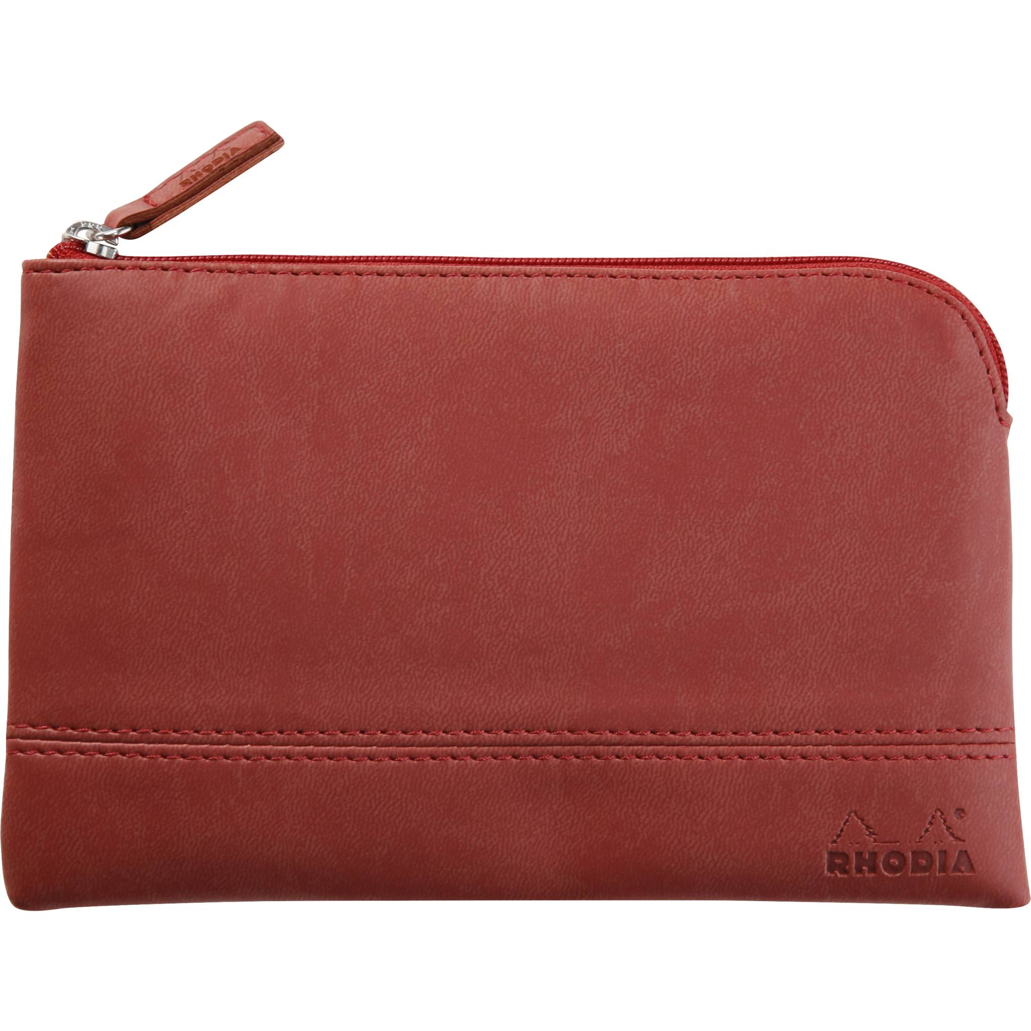Rhodia Rhodiarama Etui aus Kunstleder Reißverschluss, 11x17 cm Nacarat 116528C