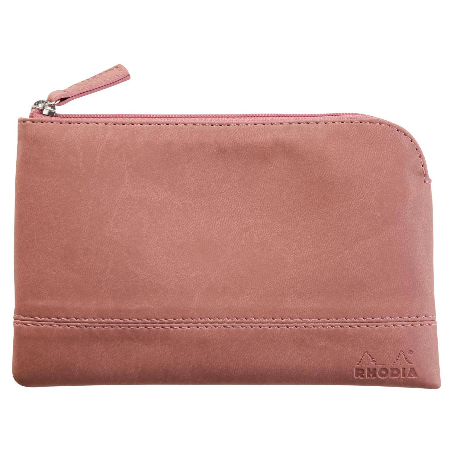 Rhodia Rhodiarama Etui aus Kunstleder Reißverschluss, 11x17 cm Rosenholz 116529C