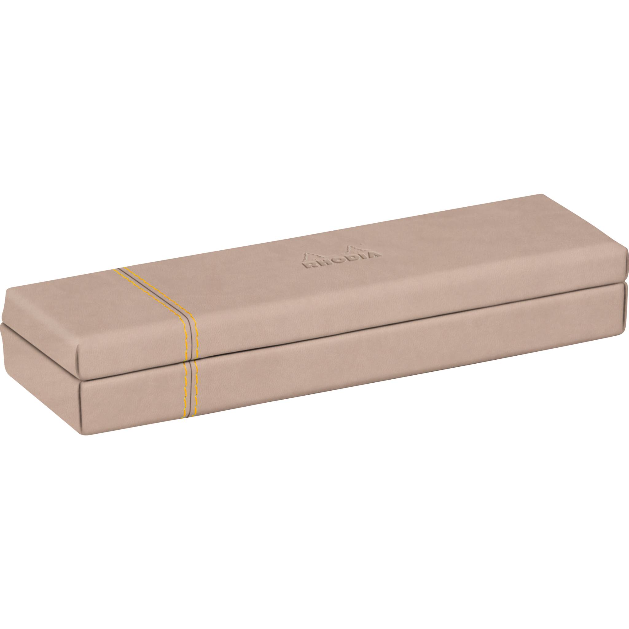 Rhodia Rhodiarama, Stiftebox aus Kunstleder, 21x5,5x3cm - Hauch von Rosa 194514C