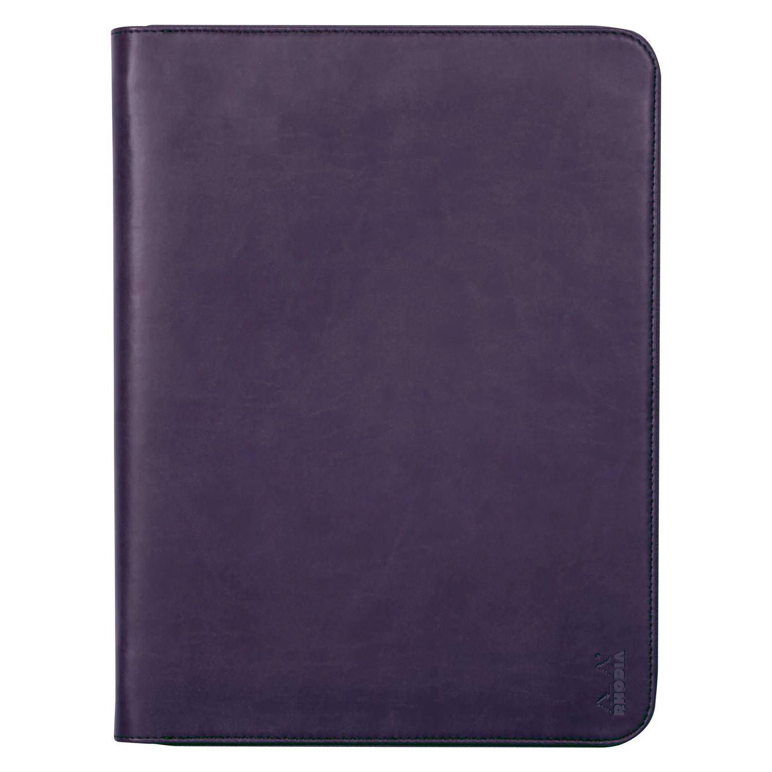 Rhodia Konferenzmappe, großes Modell 25,5x34 cm, für Block A4 Violett 168121C