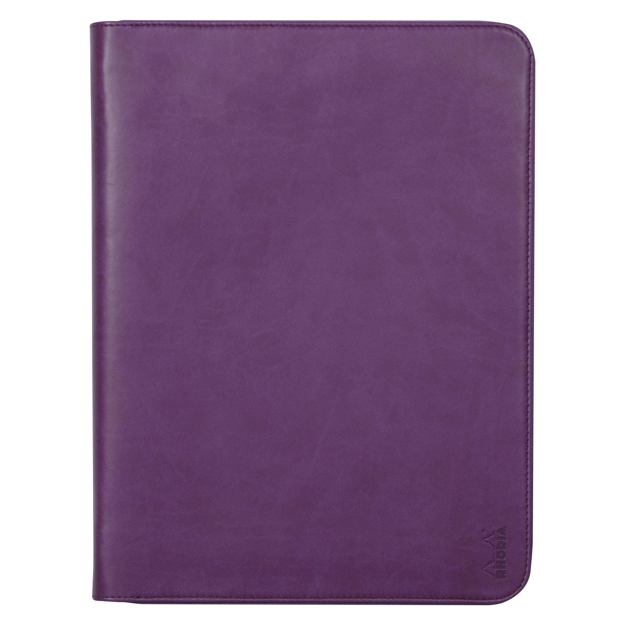 Rhodia Konferenzmappe, großes Modell 25,5x34 cm, für Block A4 Violett 168121C