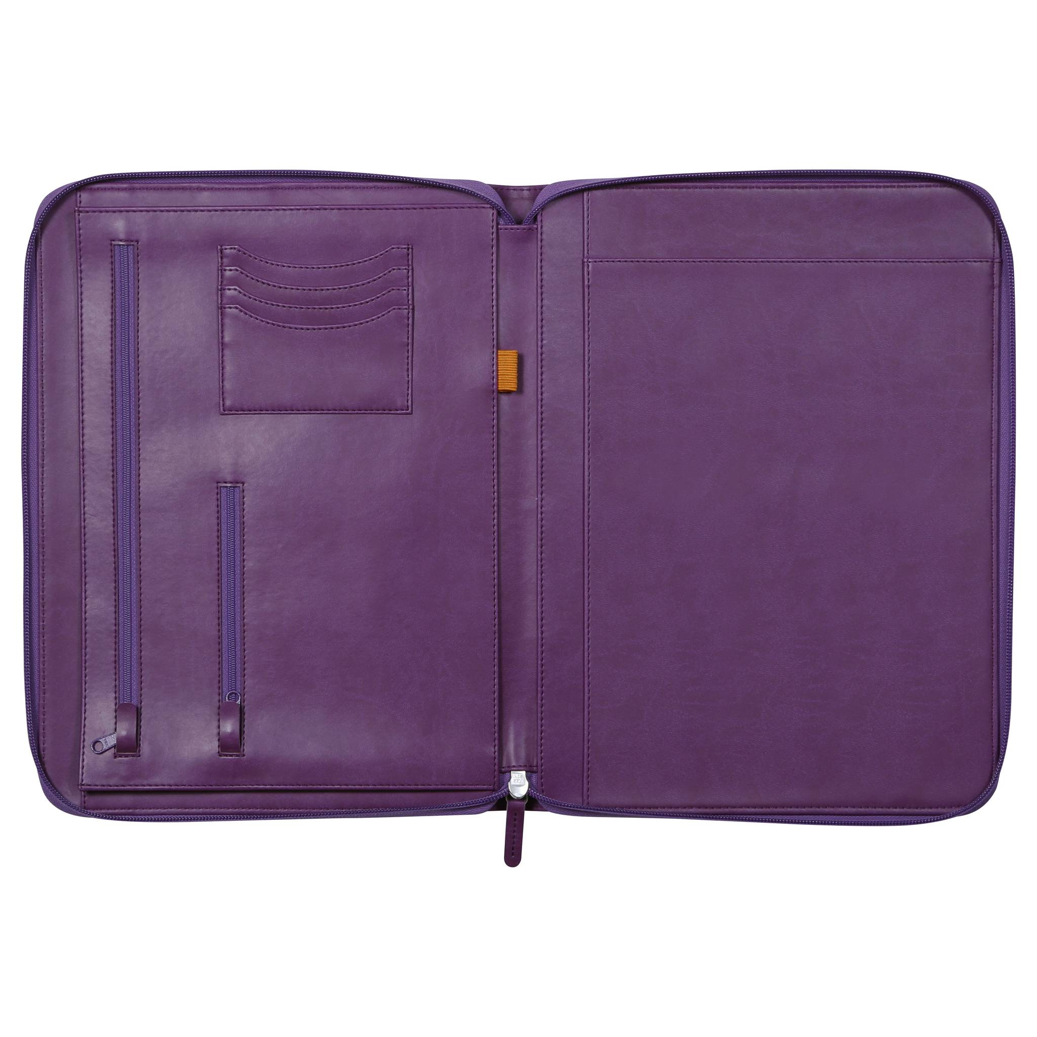 Rhodia Konferenzmappe, großes Modell 25,5x34 cm, für Block A4 Violett 168121C