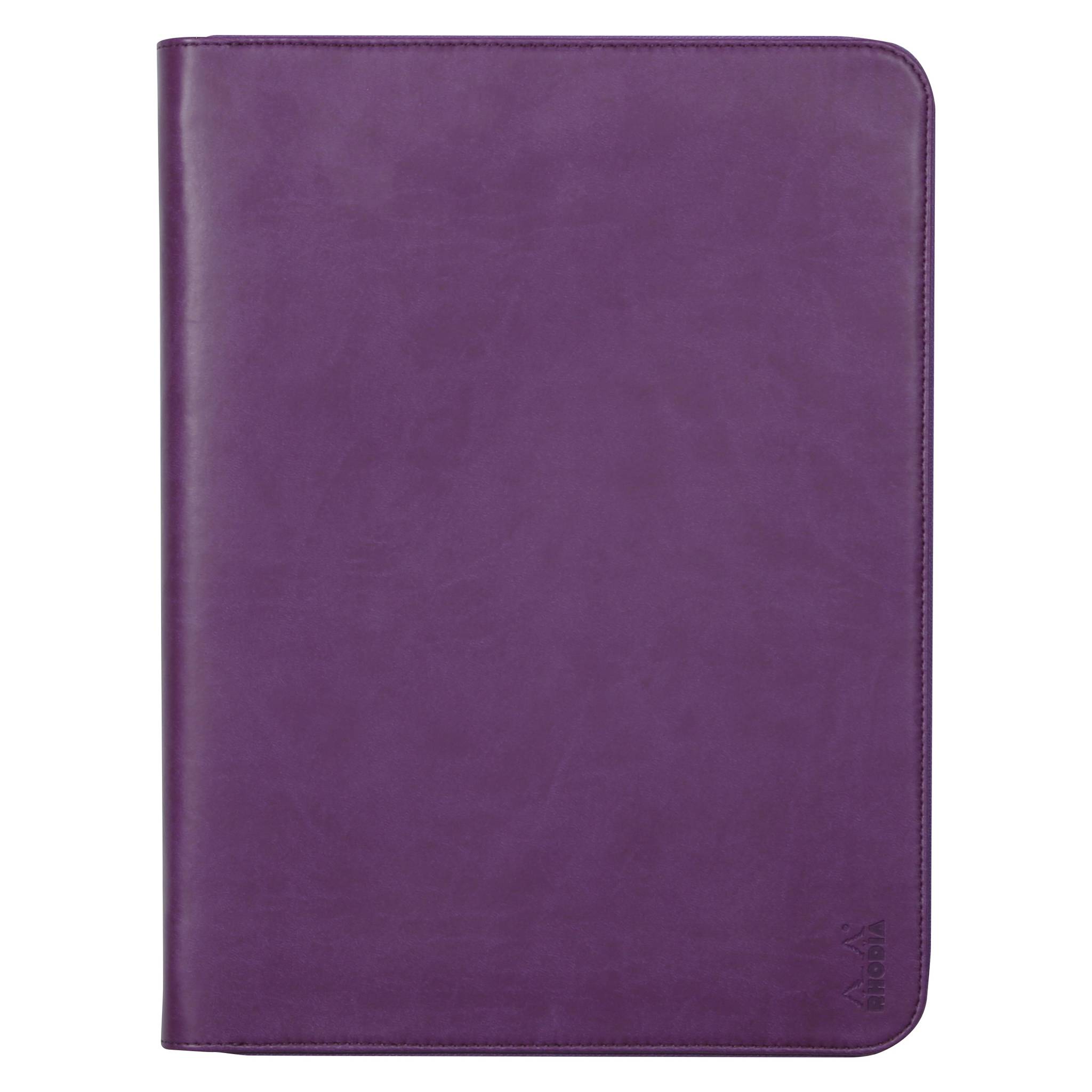Rhodia Konferenzmappe, großes Modell 25,5x34 cm, für Block A4 Violett 168121C