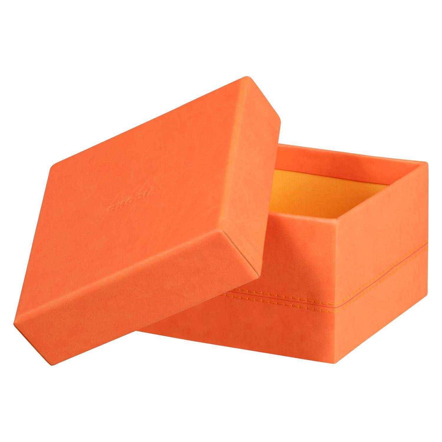 Rhodia Set mit 5 Boxen aus Kunstleder 44x34x16cm - Tangerine 318984C