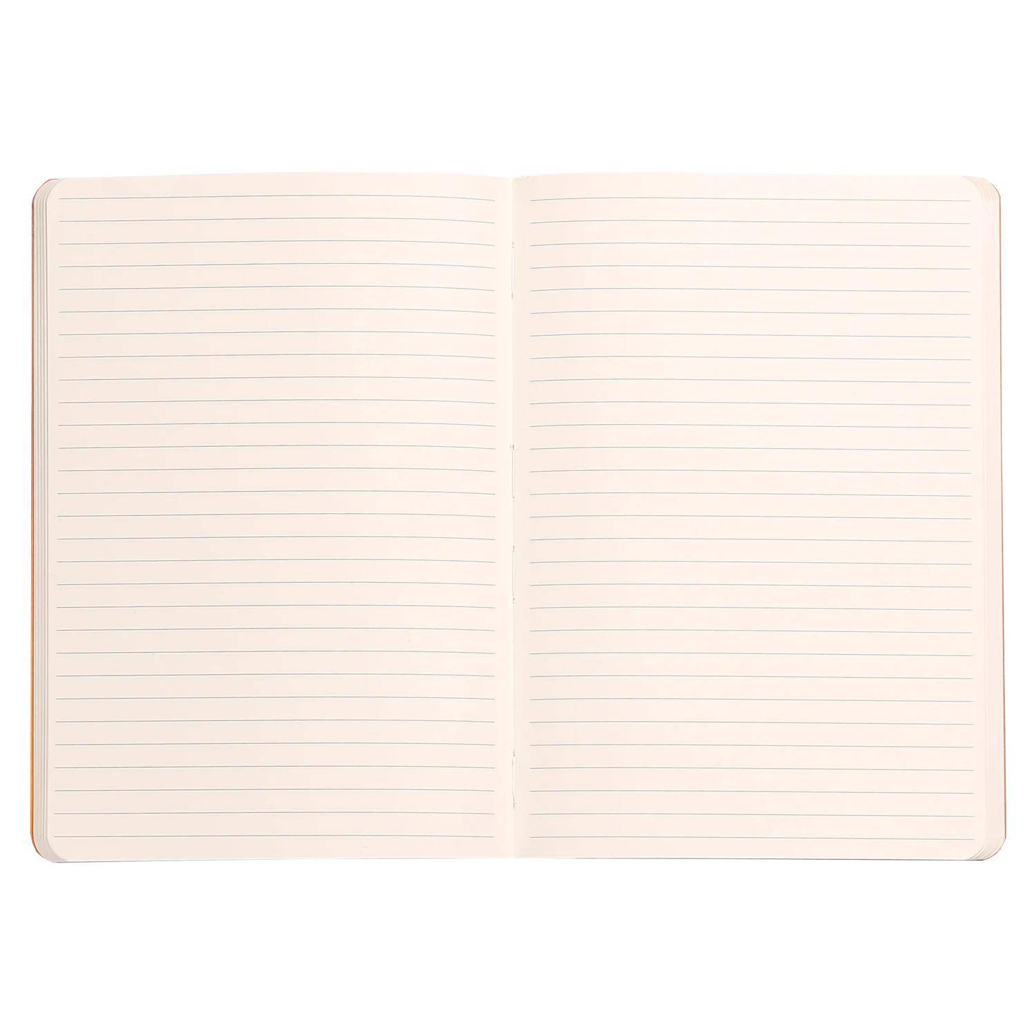 Rhodia Notizbuch A5 Softcover, 80 Bl elfenbein 90g, liniert, Nacarat 117371C
