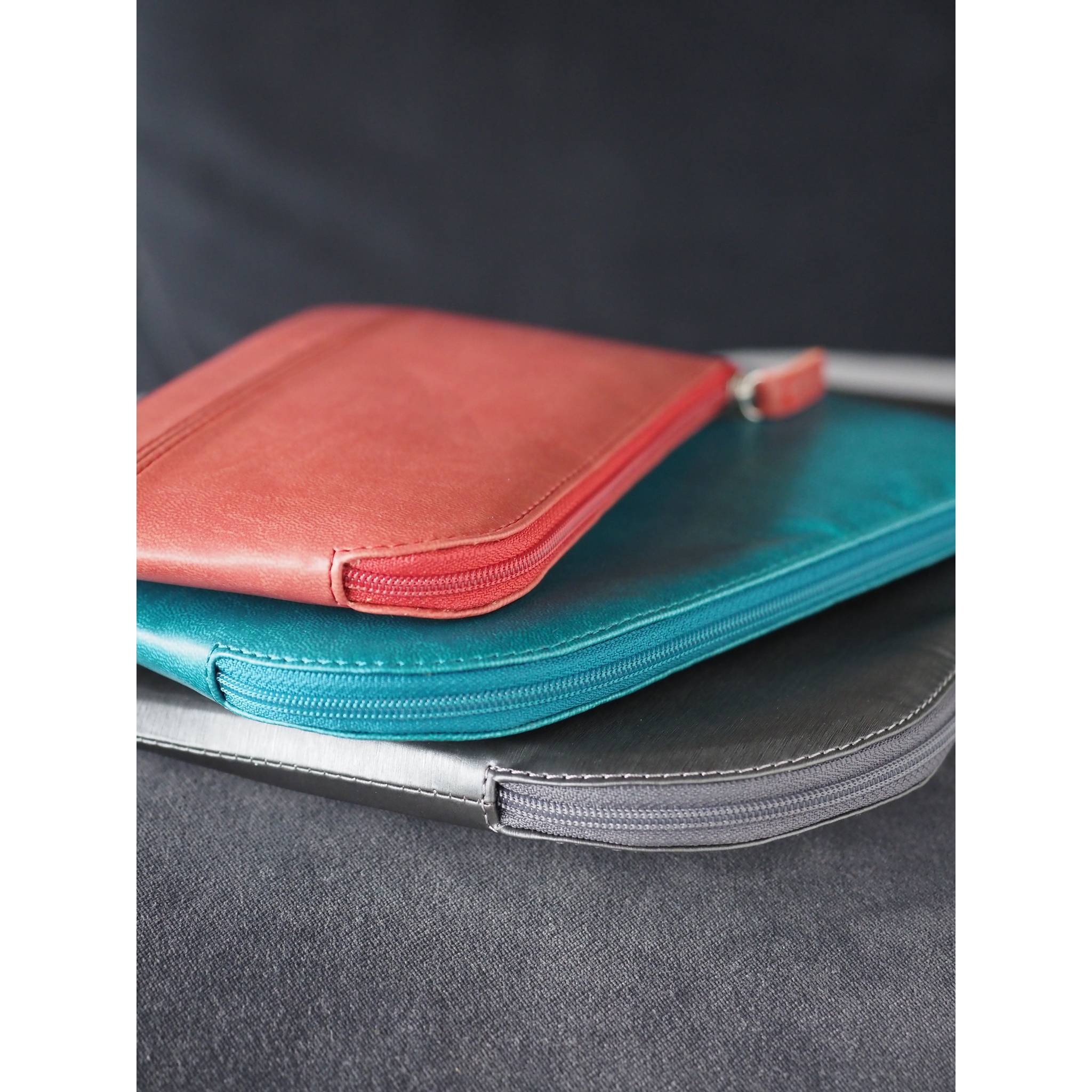 Rhodia Rhodiarama Etui aus Kunstleder Reißverschluss, 21x28 cm Pfaugrün 116734C