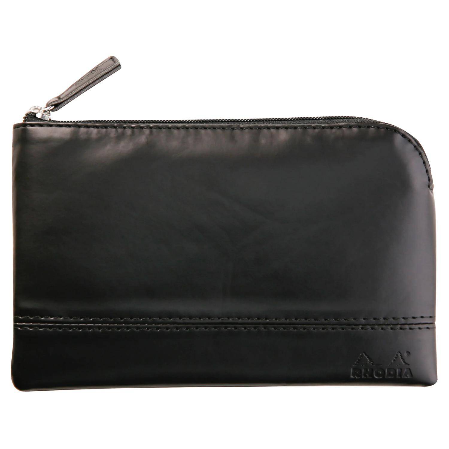 Rhodia Rhodiarama Etui aus Kunstleder Reißverschluss, 11x17 cm Schwarz 116523C