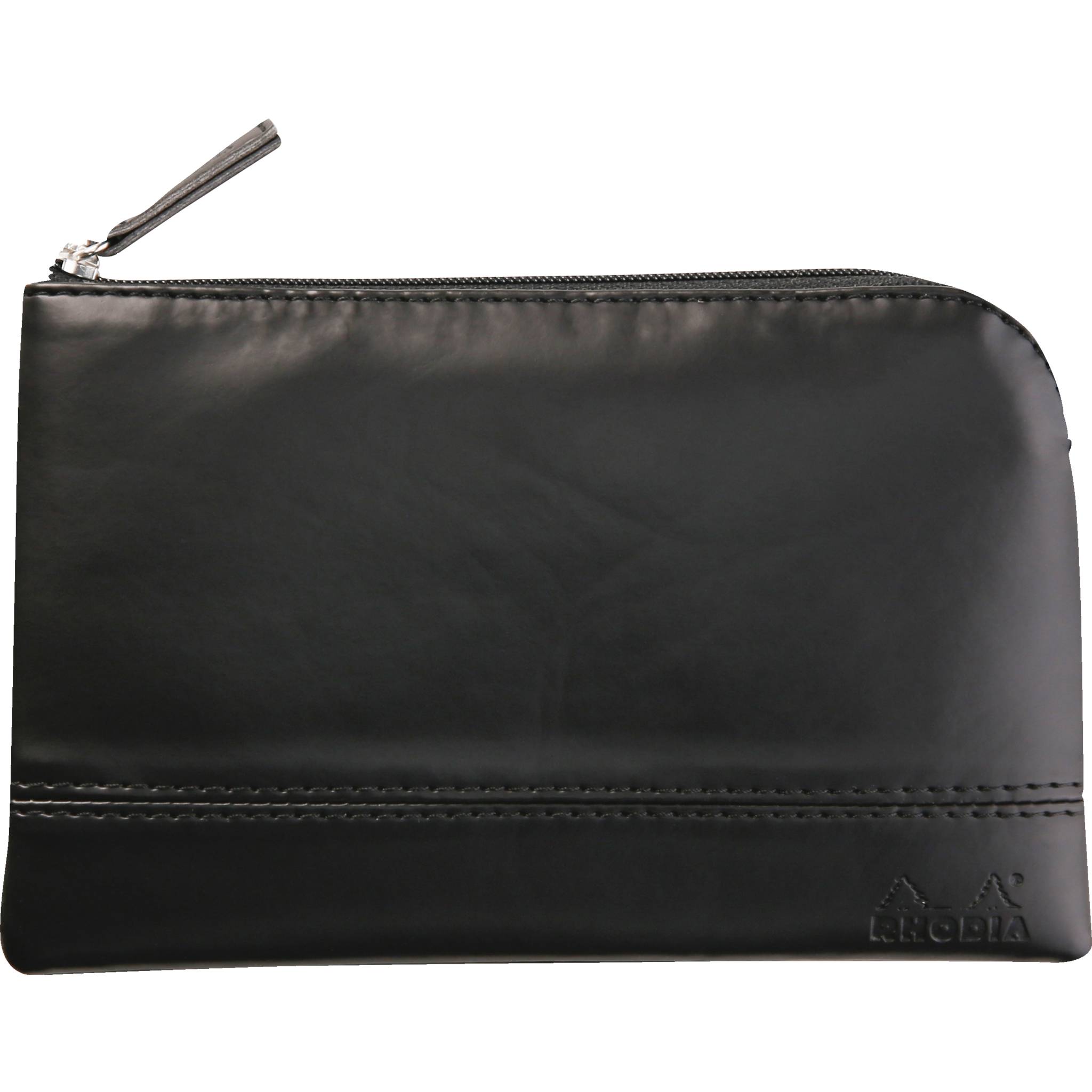 Rhodia Rhodiarama Etui aus Kunstleder Reißverschluss, 11x17 cm Schwarz 116523C