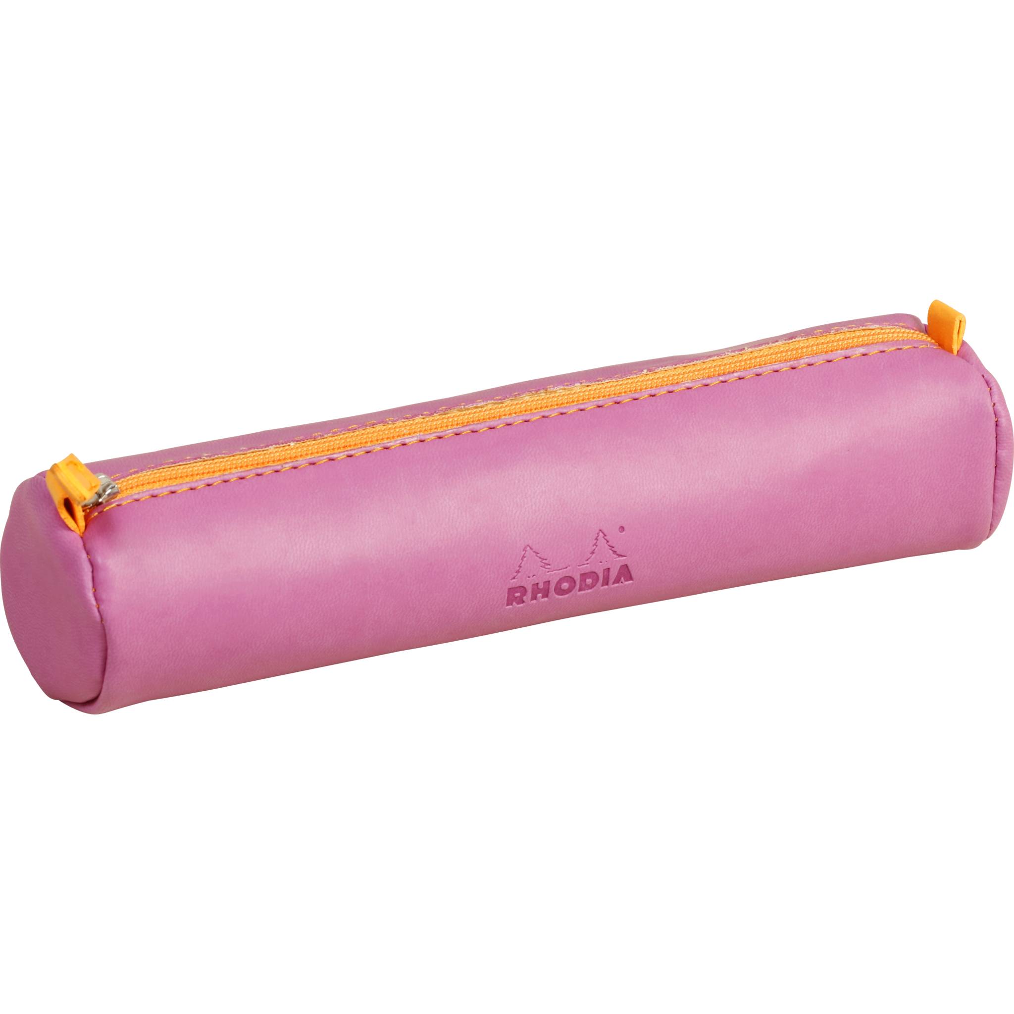 Rhodia Rhodiarama rundes Schlampermäppchen 21,5xØ5cm Kunstleder Flieder 318991C