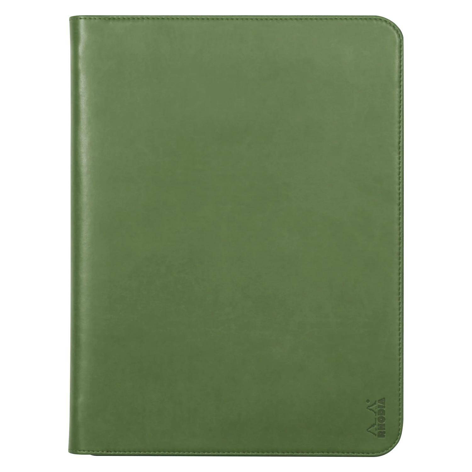 Rhodia Konferenzmappe, großes Modell 25,5x34 cm, für Block A4 Salbeigrün 168118C