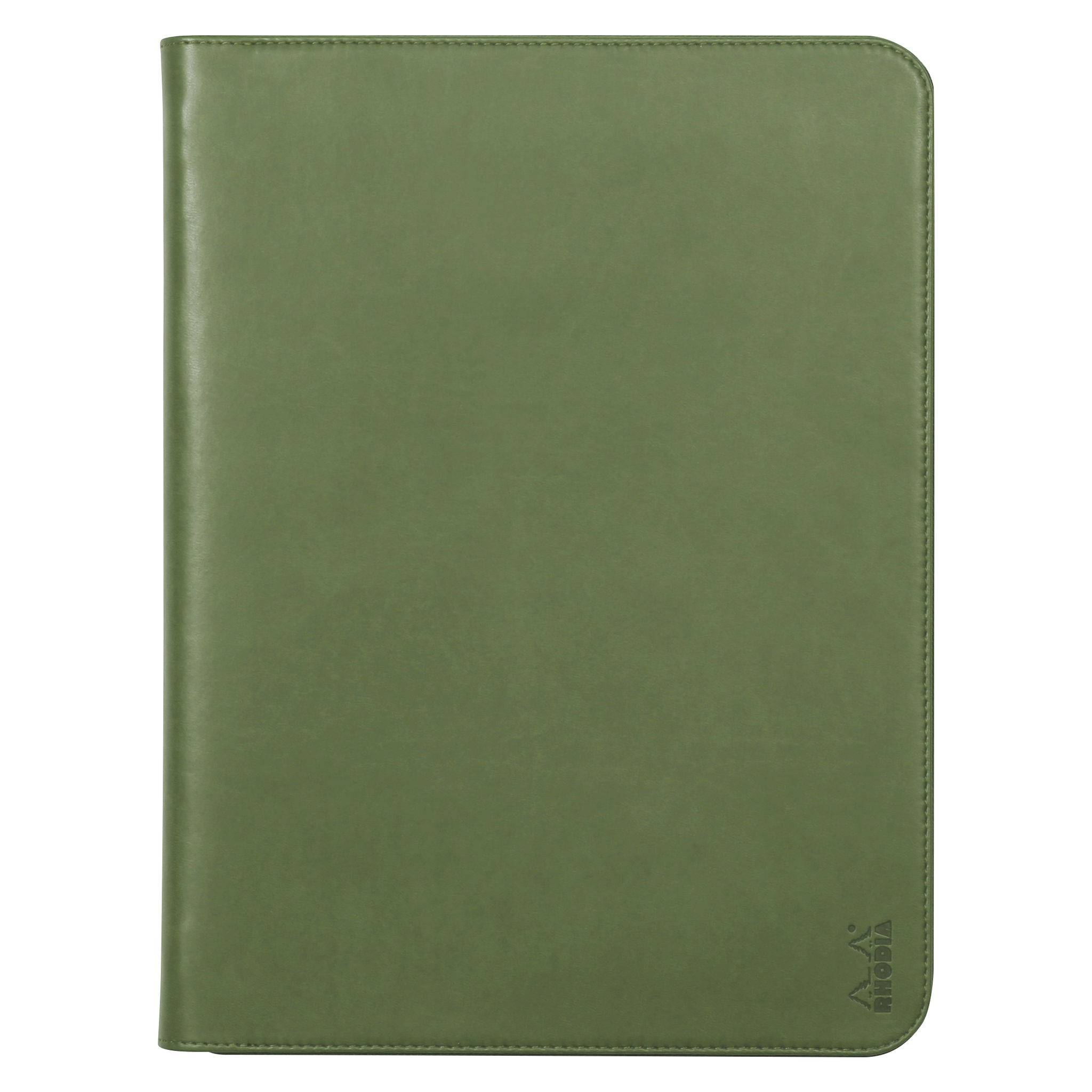 Rhodia Konferenzmappe, großes Modell 25,5x34 cm, für Block A4 Salbeigrün 168118C