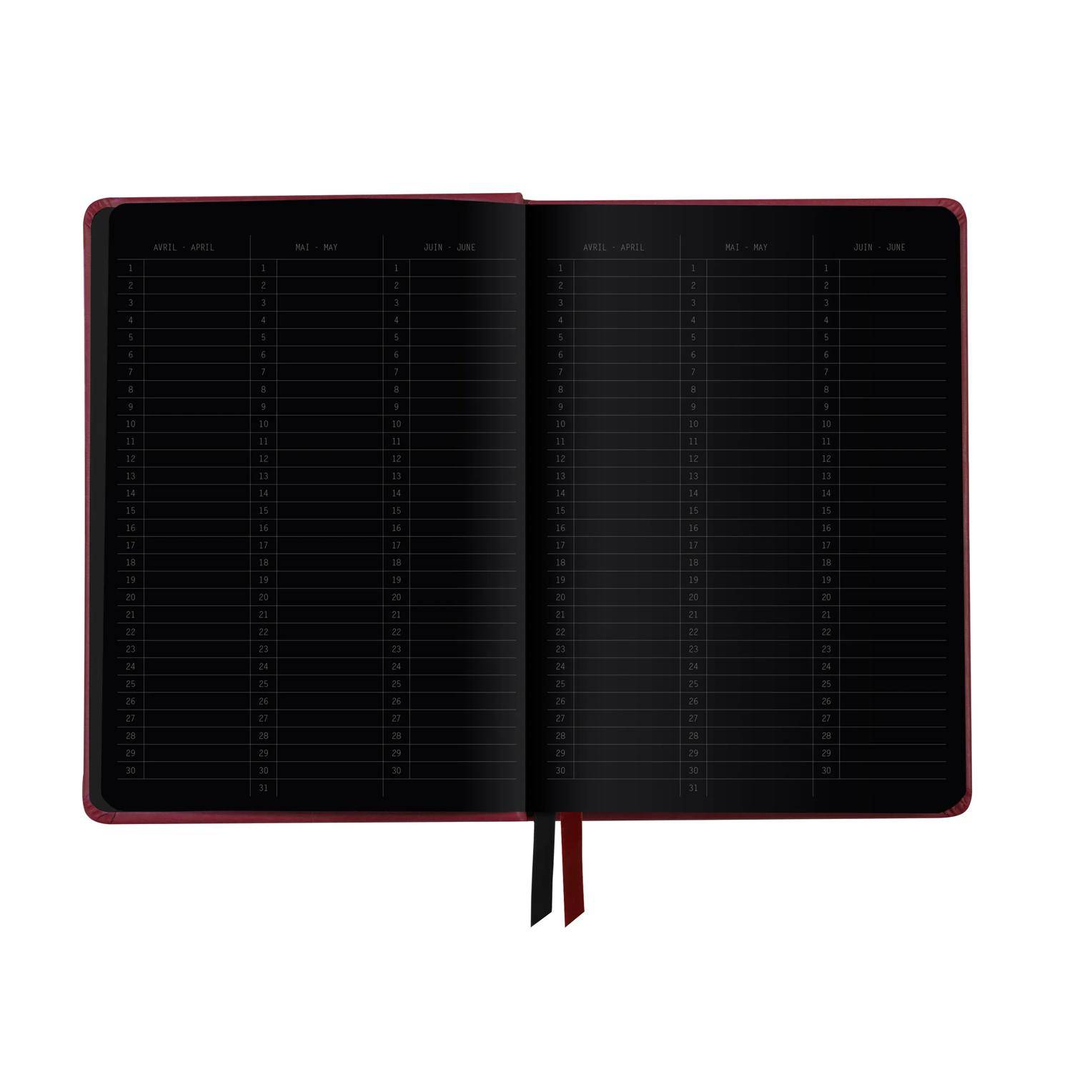 Rhodia Goalbook A5 Umschlag, 80 Bl glattes, kariert/dot 120g, Schwarz 194440C