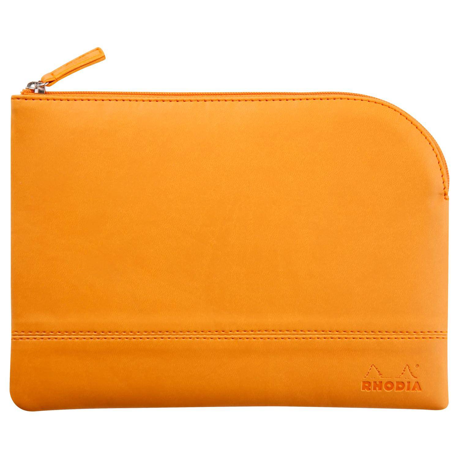 Rhodia Rhodiarama Etui aus Kunstleder Reißverschluss, 16x22 cm Orange 116647C