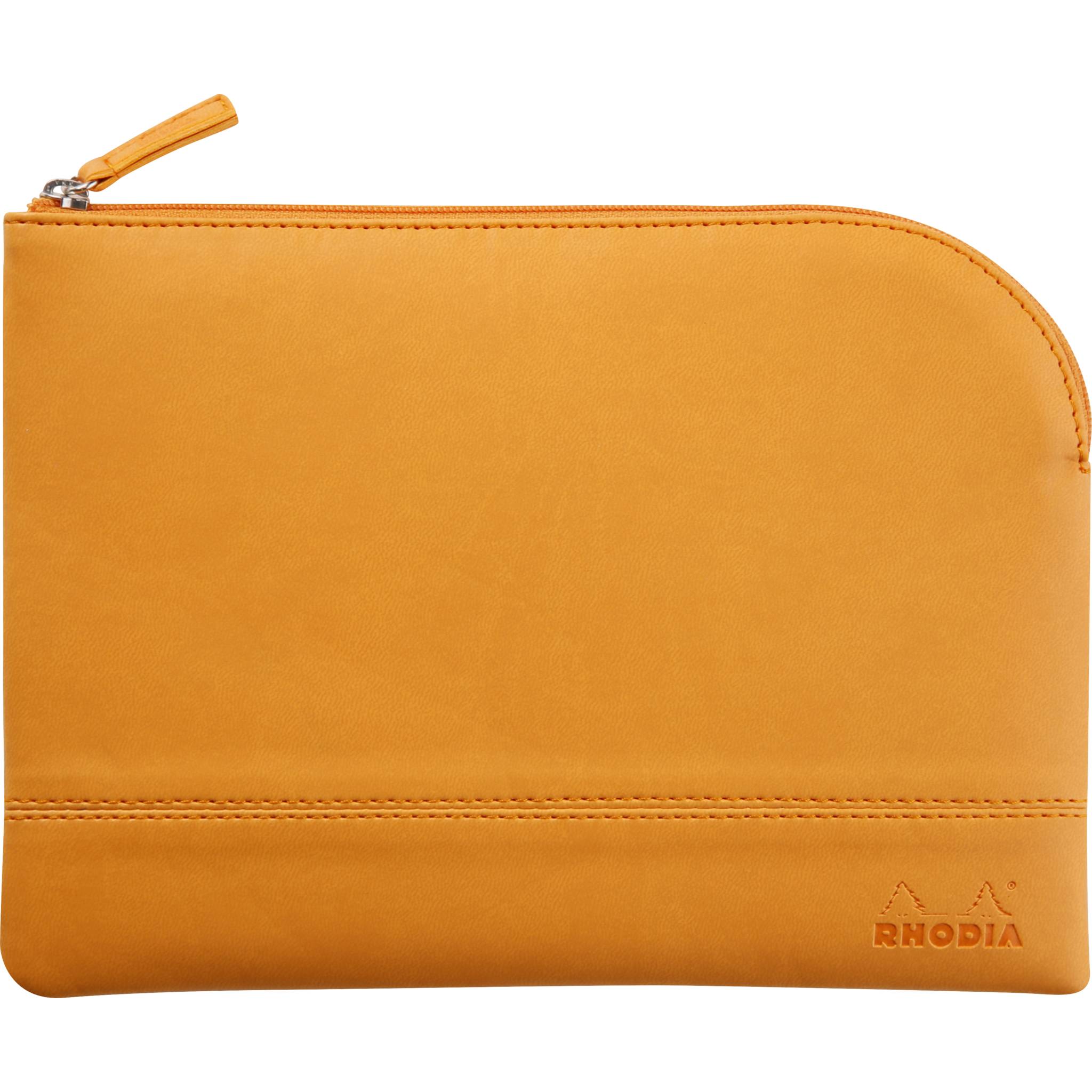 Rhodia Rhodiarama Etui aus Kunstleder Reißverschluss, 16x22 cm Orange 116647C