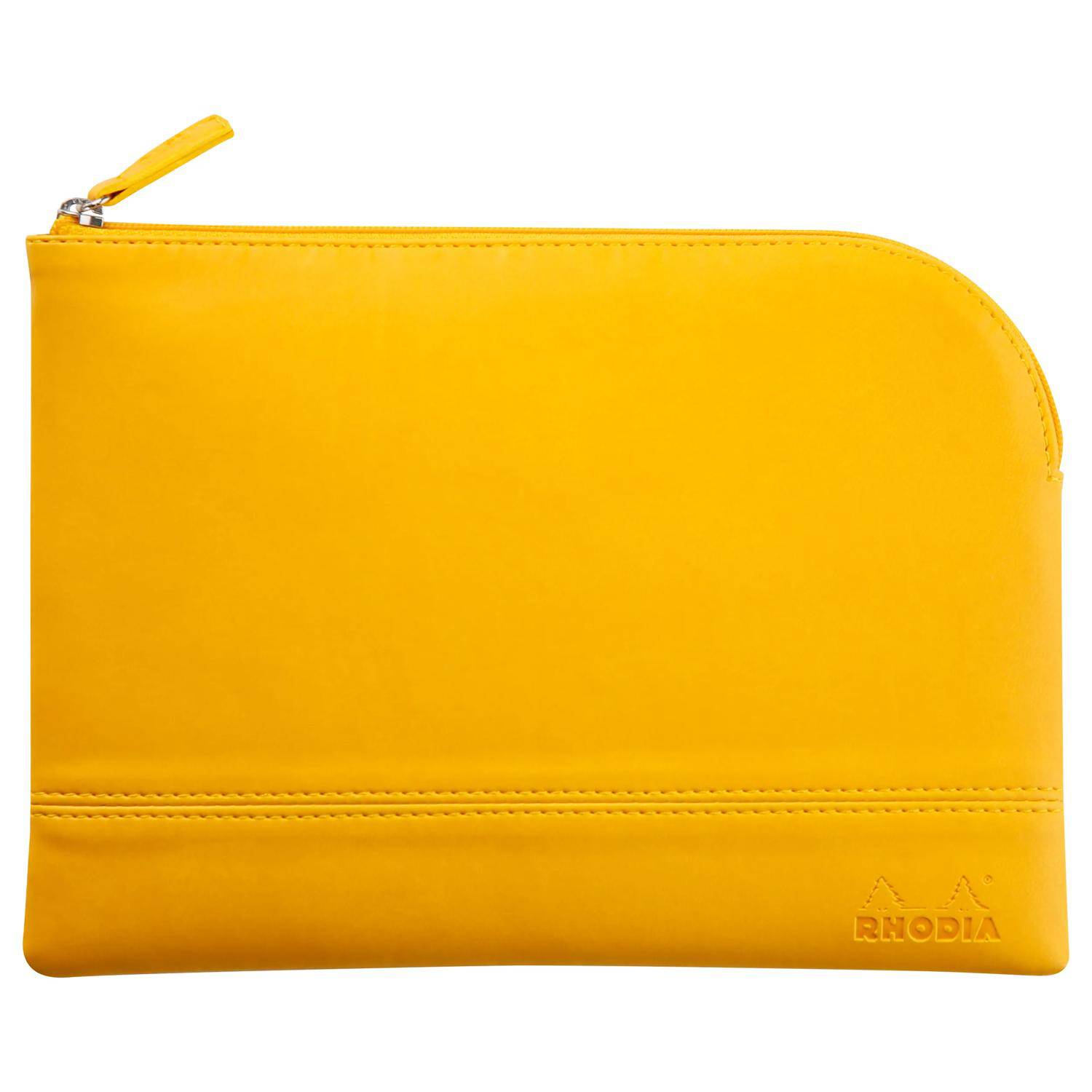 Rhodia Rhodiarama Etui aus Kunstleder Reißverschluss, 16x22 cm Narzisse 116648C