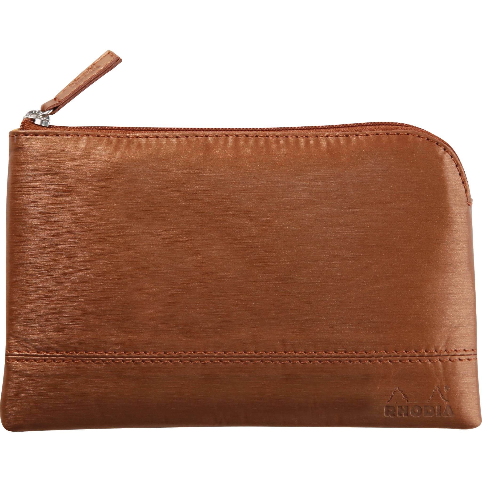 Rhodia Rhodiarama Etui aus Kunstleder Reißverschluss, 11x17 cm Kupfer 116518C