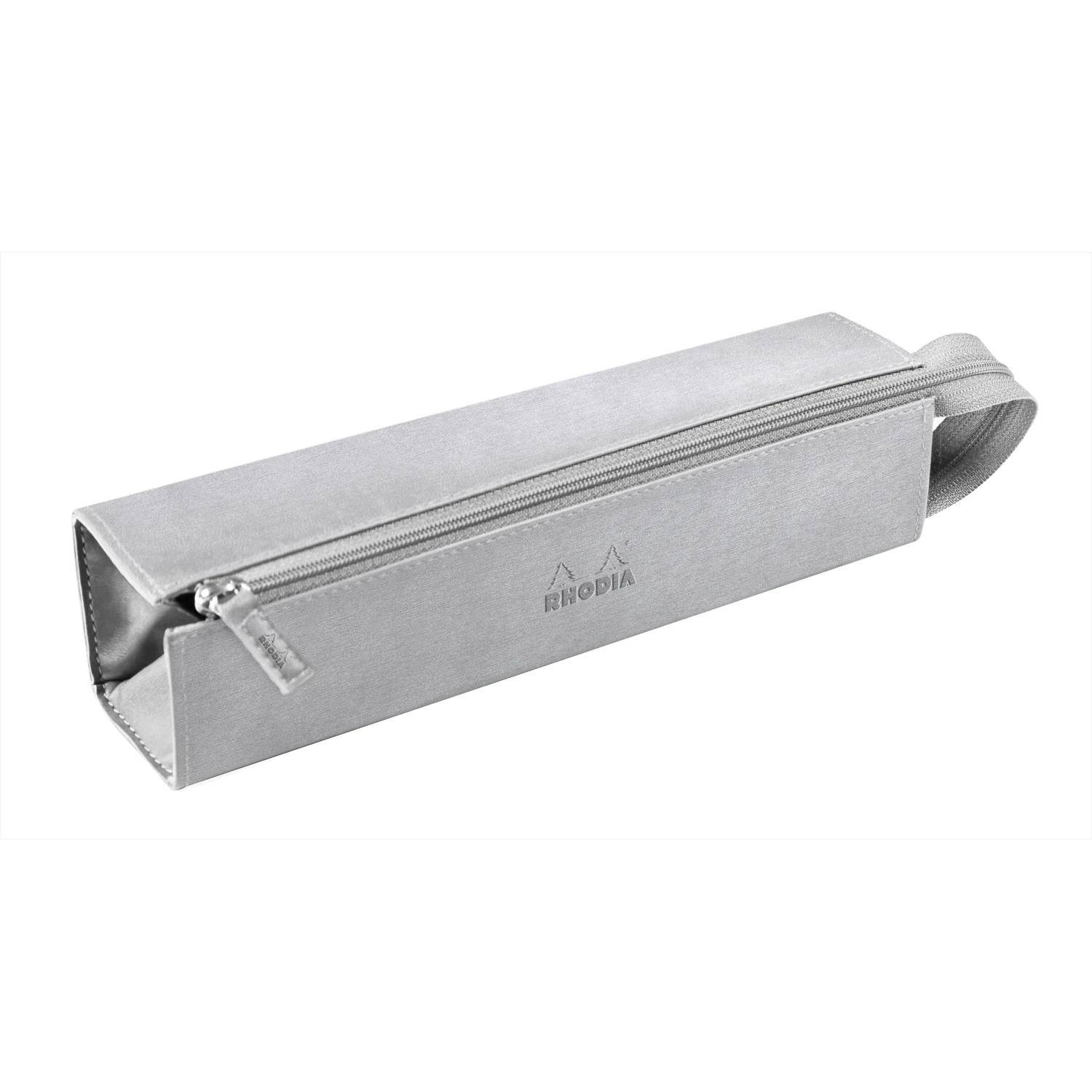 Rhodia Rhodiarama Hartschalenmäppchen, rechteckig 23x5x5 cm - Silber 319011C