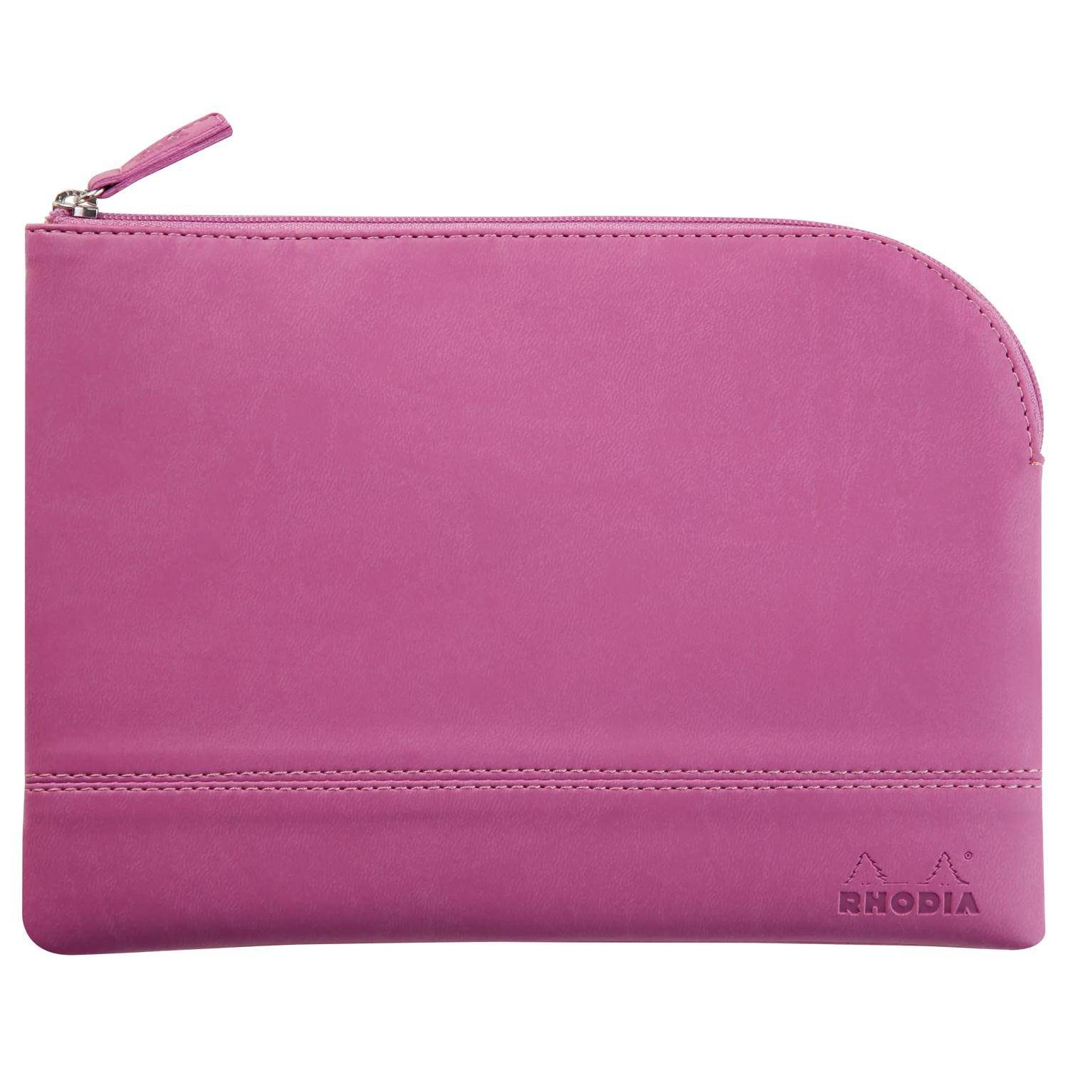 Rhodia Rhodiarama Etui aus Kunstleder Reißverschluss, 16x22 cm Flieder 116641C