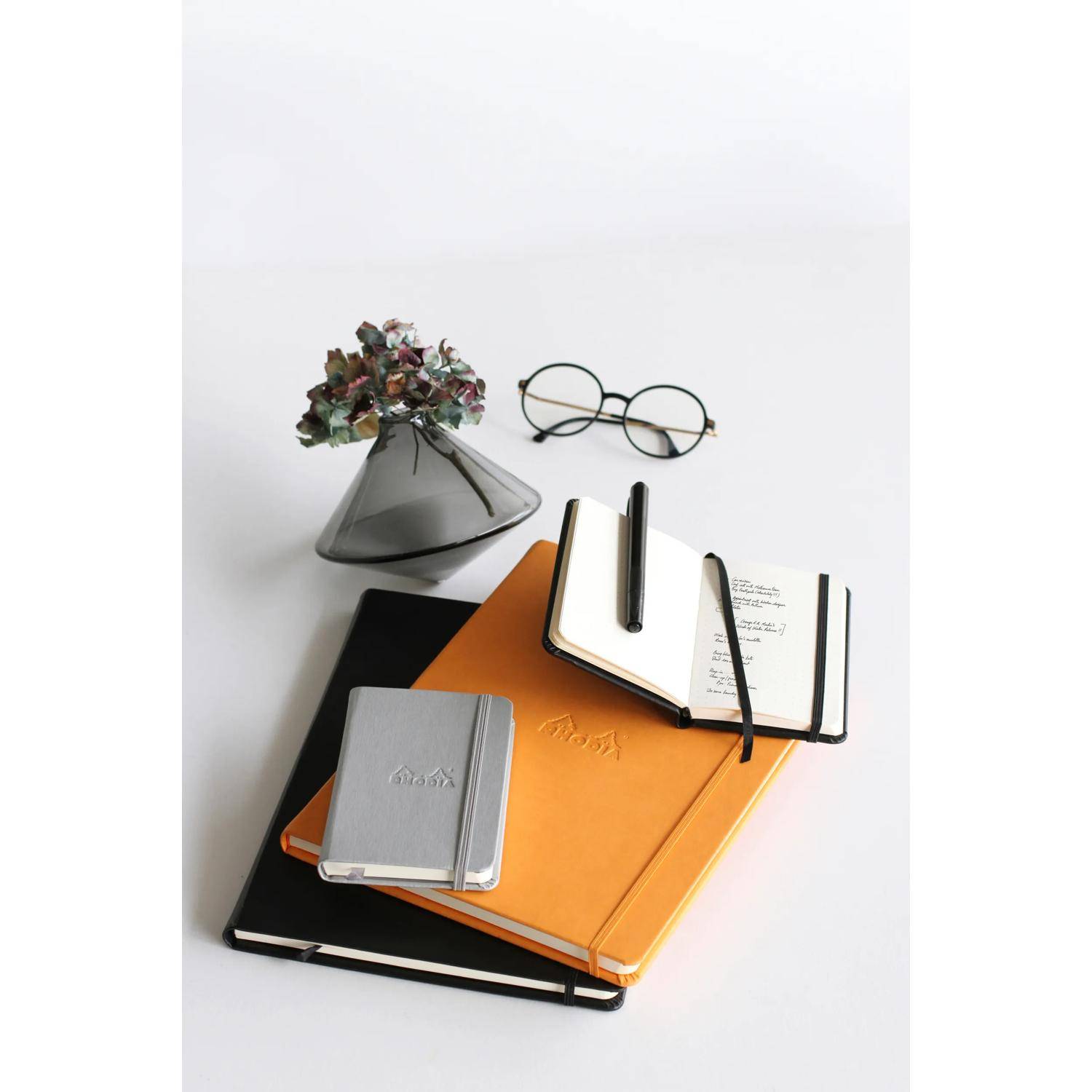 Rhodia Webnotebook Rhodia A6 96 Blatt liniert 90g - Schwarz 118069C
