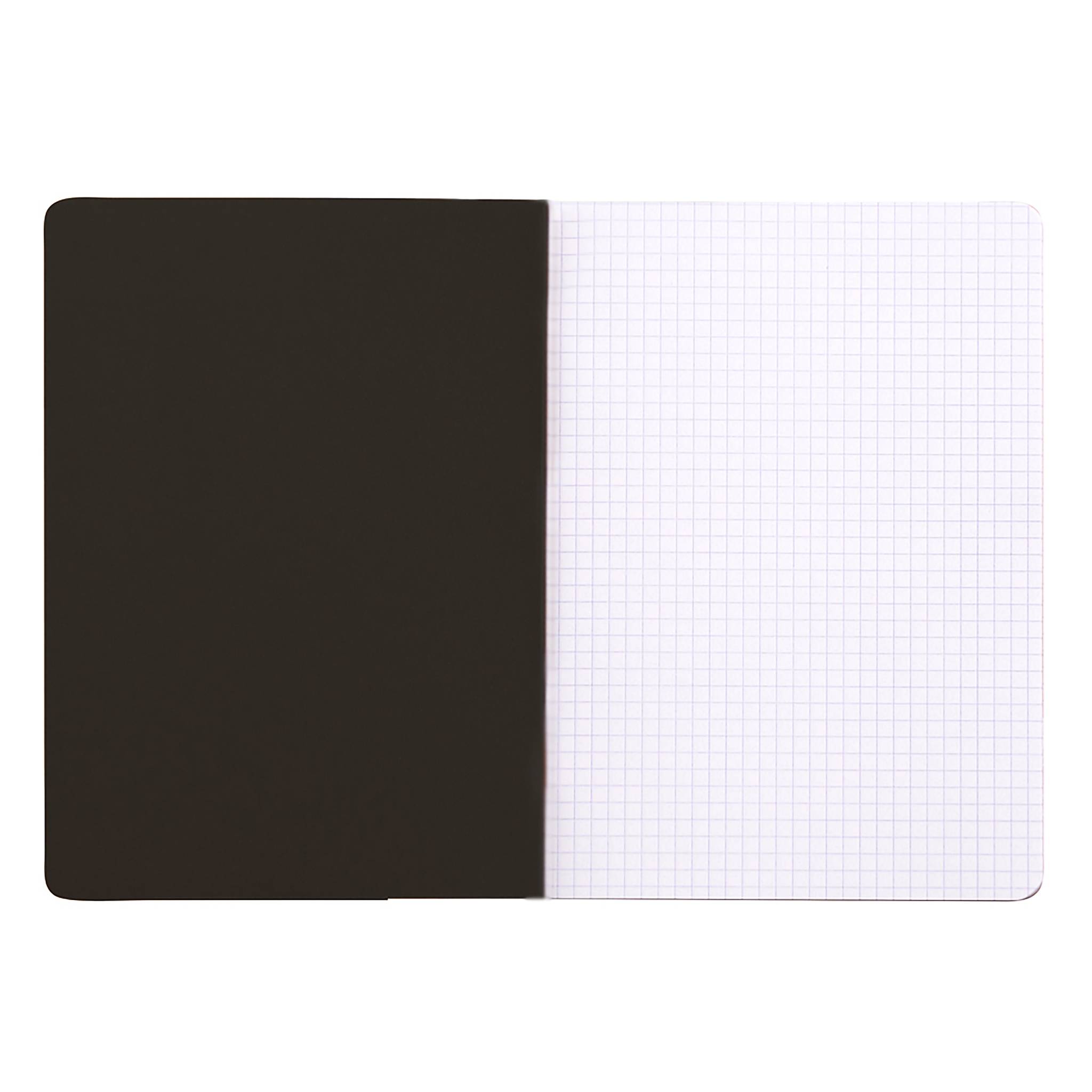 Rhodia 10x Notizheft Rhodia A5 48 Blatt kariert 80g - Schwarz 119183C
