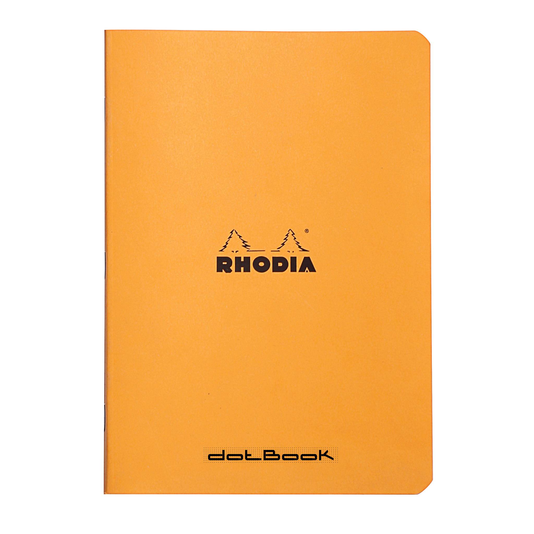 Rhodia 10x Notizheft Rhodia dotBook A5 48 Bl dot/punktkariert 80g Orange 119190C