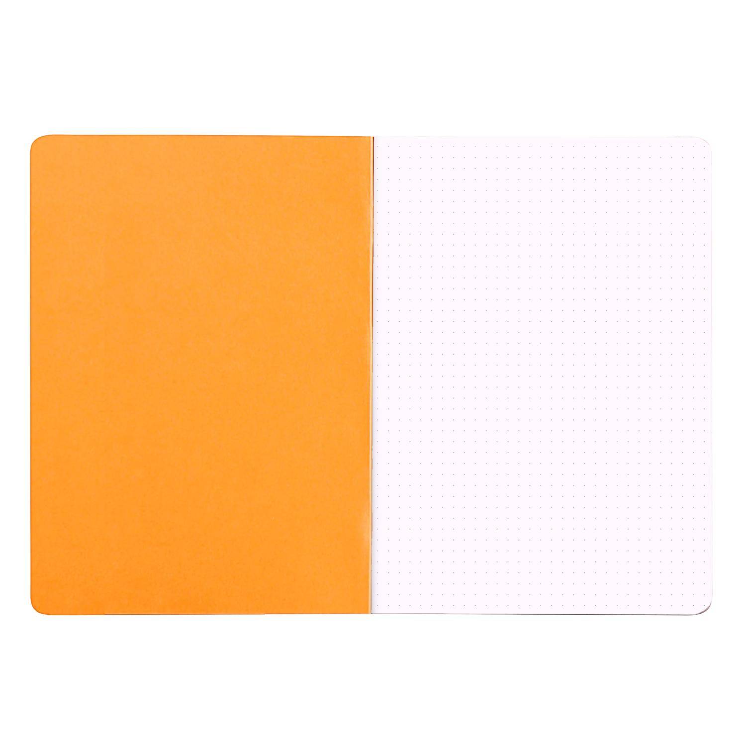Rhodia 10x Notizheft Rhodia dotBook A5 48 Bl dot/punktkariert 80g Orange 119190C