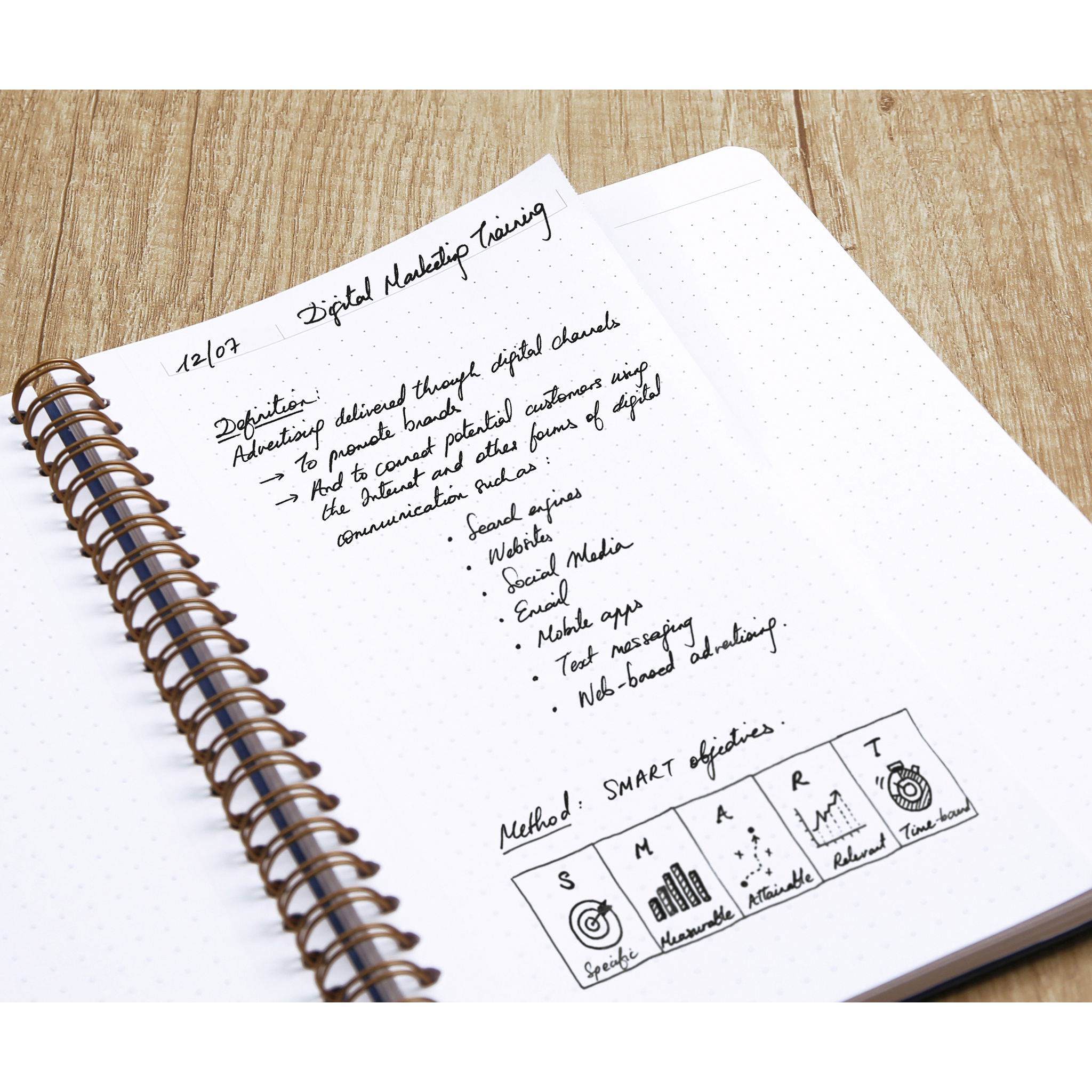 Clairefontaine 5x My.Notes Age Bag Spiralheft A4 60 Bl liniert Schwarz 783461C