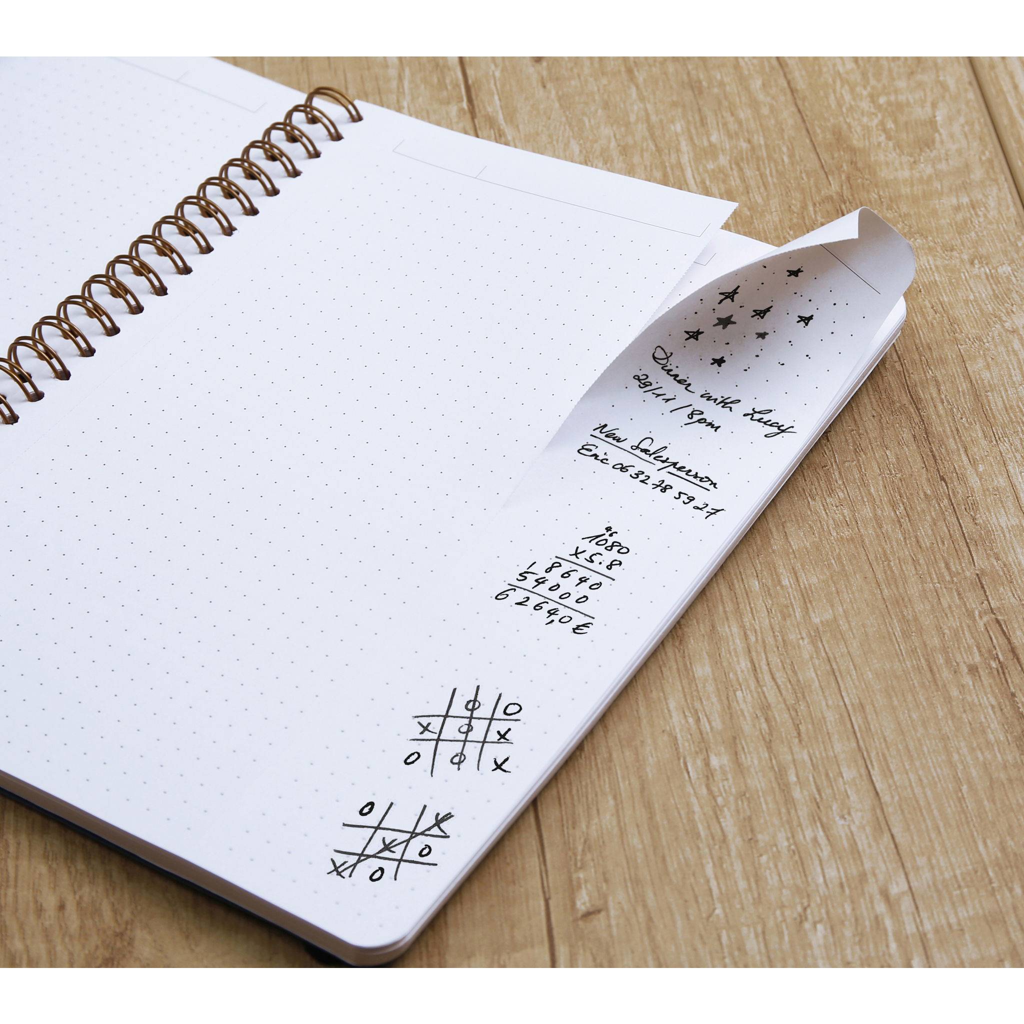 Clairefontaine 5x My.Notes Age Bag Spiralheft B5 60 Blatt liniert Tabak 78246C