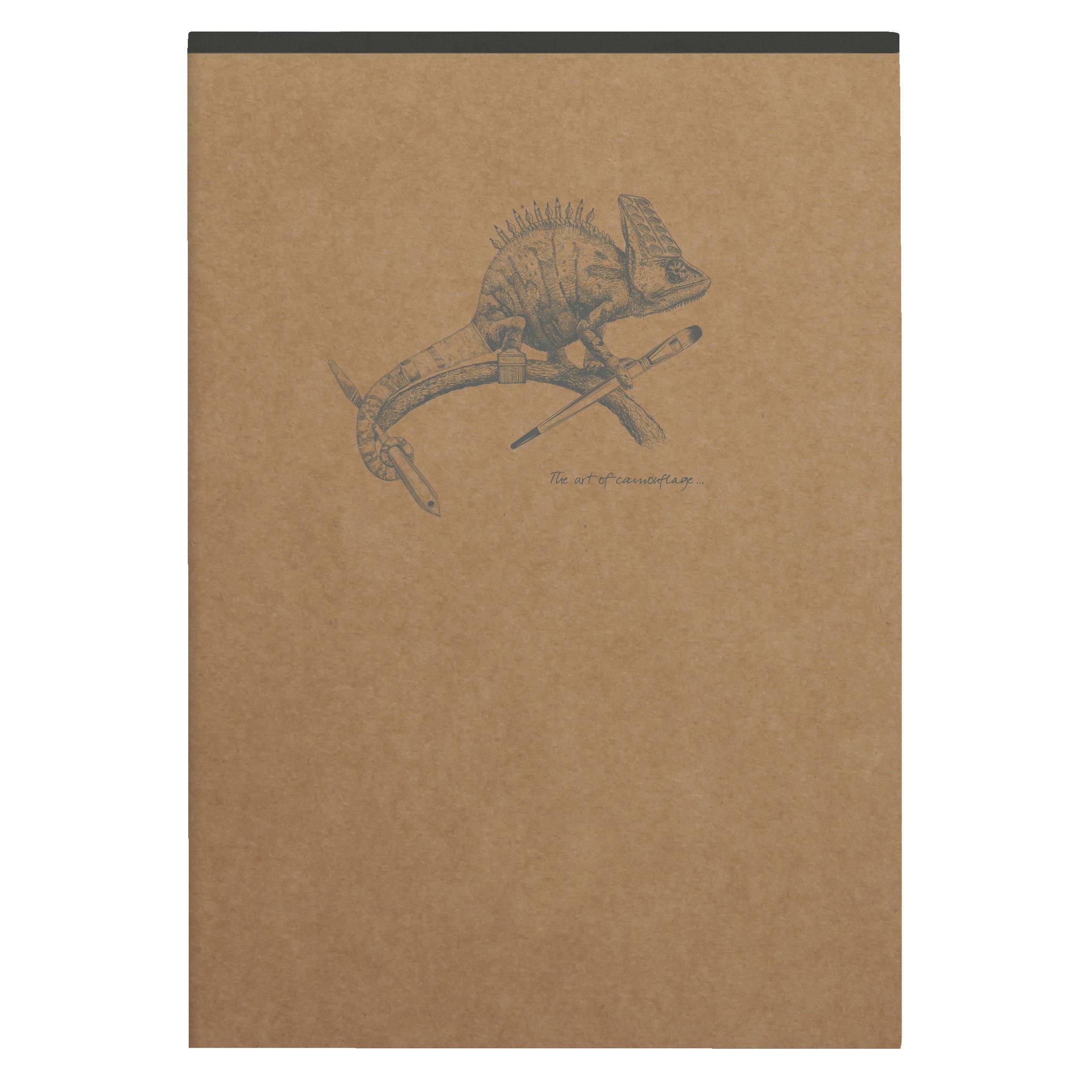 Clairefontaine 5x Block A5 70 Blatt liniert, Motive sortiert - Braun 103636C