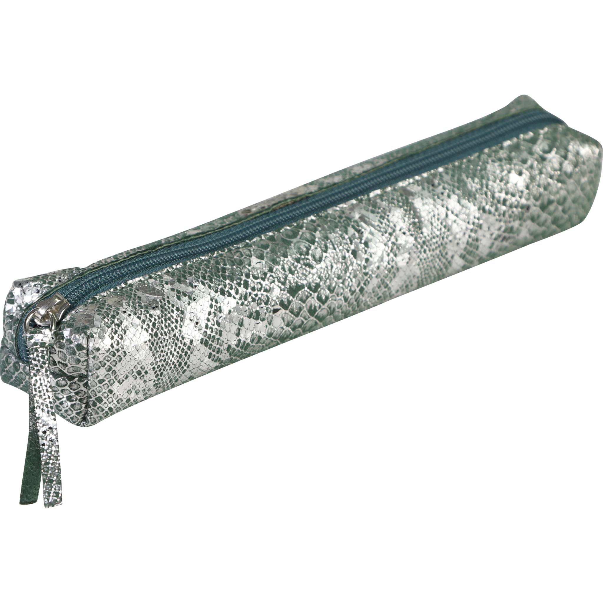 Clairefontaine 4x Céleste Schlampermäppchen 19,5x2,5x4cm Lazergrün 410097C