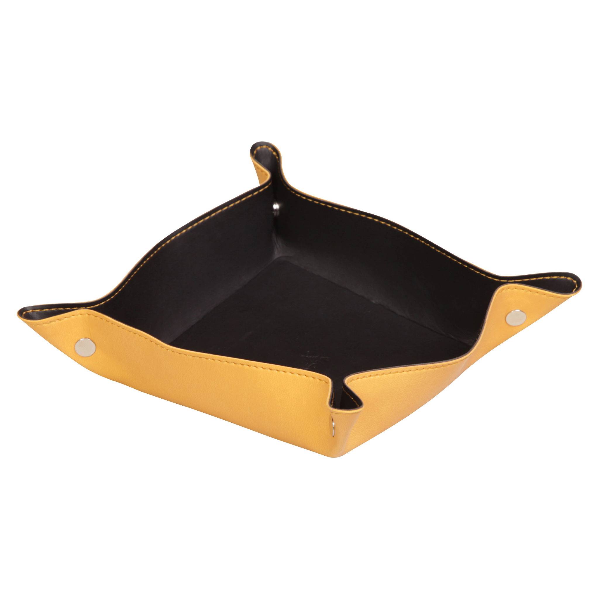 Rhodia 2x reversibler Taschenleerer IT Kunstleder, 12x12x4,5 cm Orange 118850C