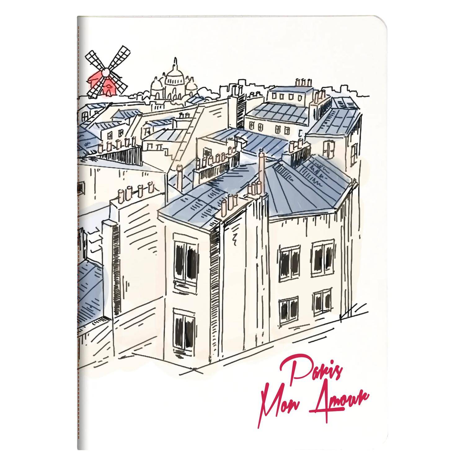 Clairefontaine 9x Notizbuch Fadenbindung A5 32 Blatt liniert sortiert 812433C