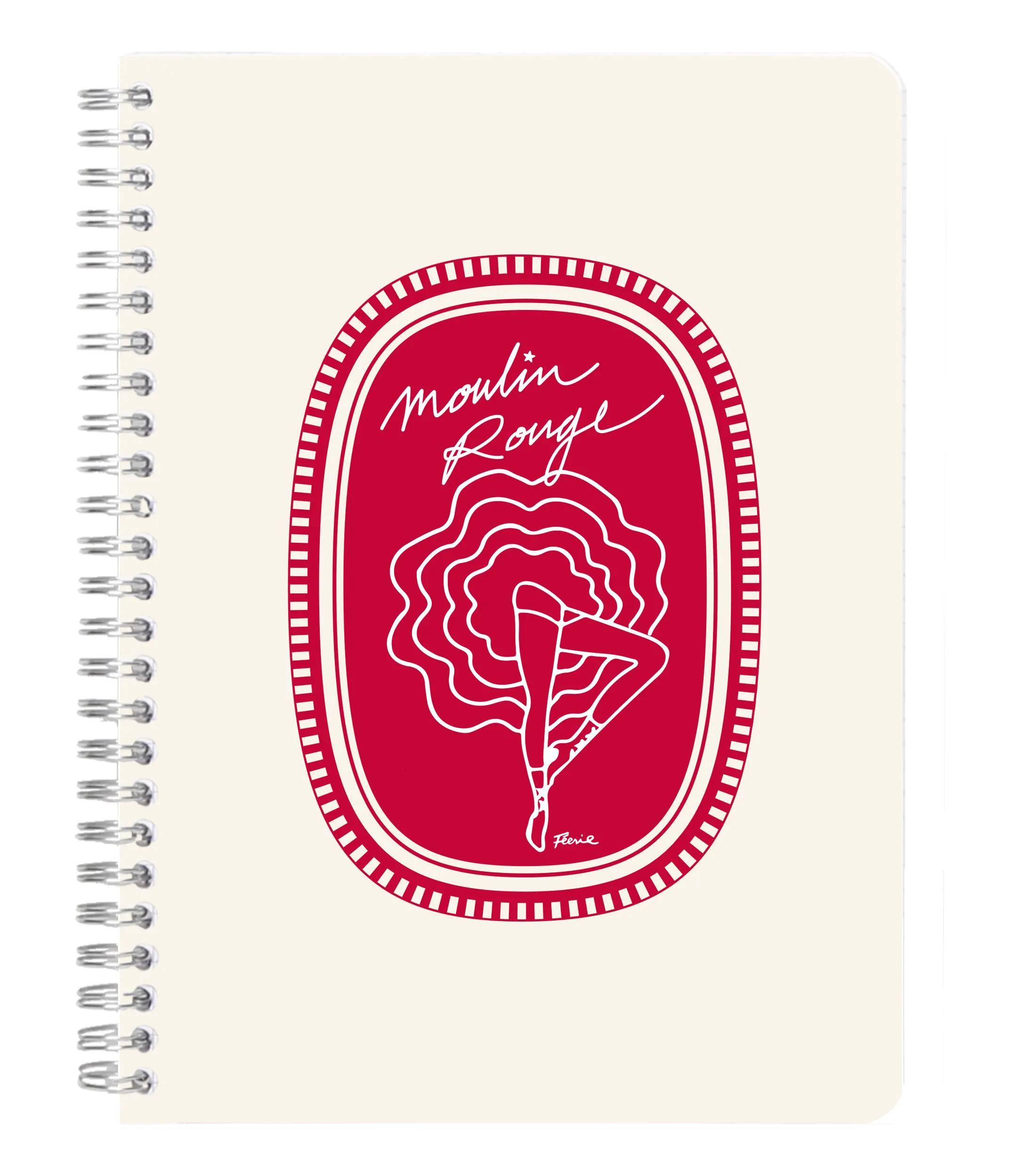 Clairefontaine 4x Notizbuch Spiralbindung A5 74 Blatt liniert sortiert 812434C