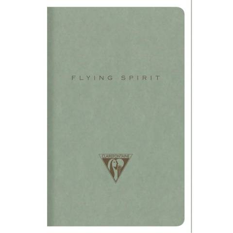 Clairefontaine 10x Notizbuch 7,5x12cm 24 Bl liniert 90g Motive Graugrün 107586C