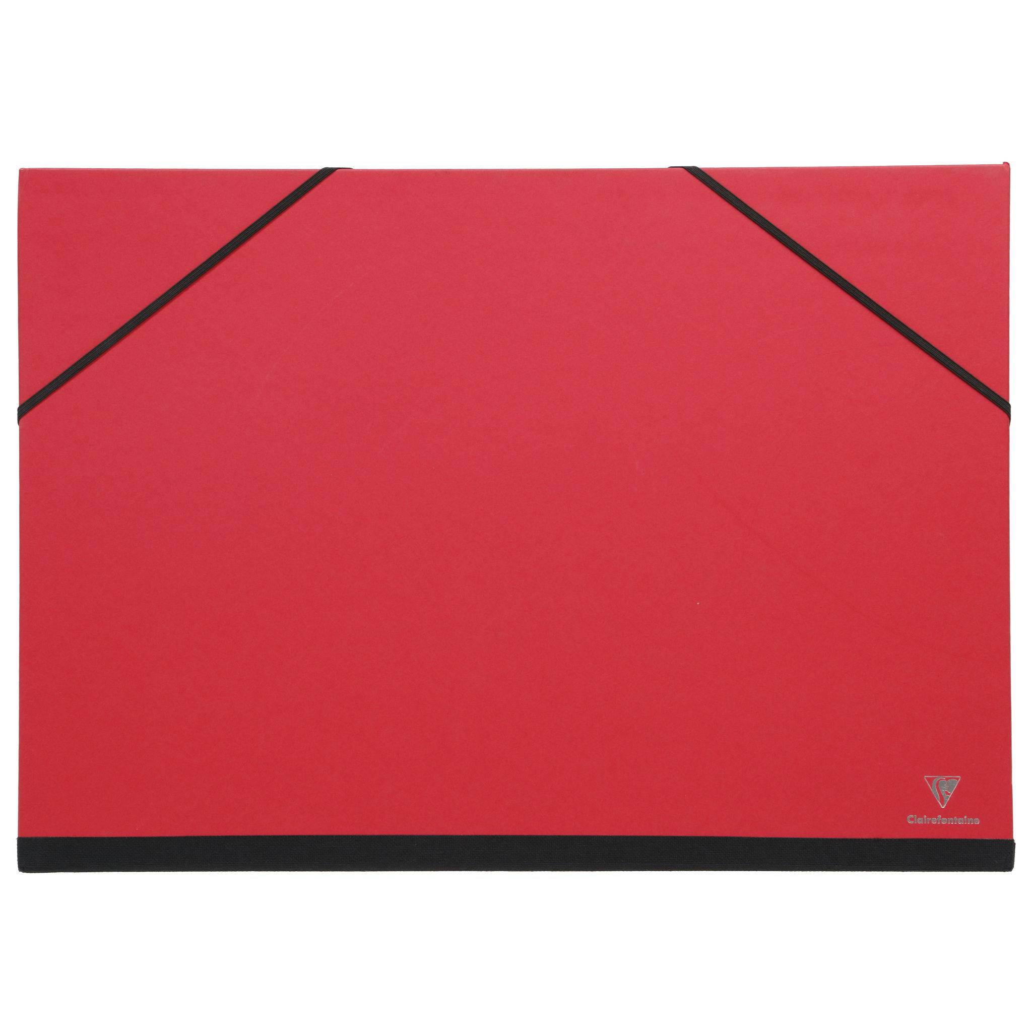 Clairefontaine 10x Zeichenmappe mit Gummizug 28x38 cm - Sortierung 144801C