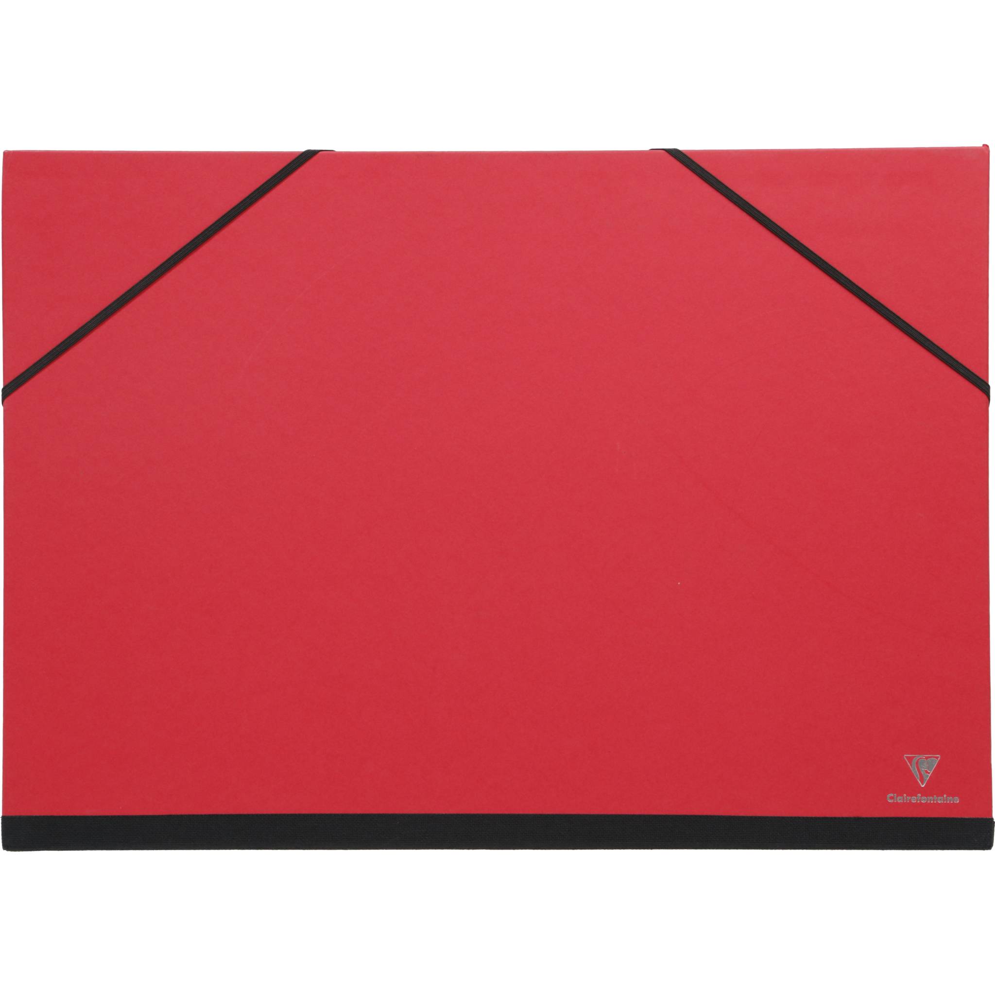 Clairefontaine 10x Zeichenmappe mit Gummizug 28x38 cm - Rot 144805C