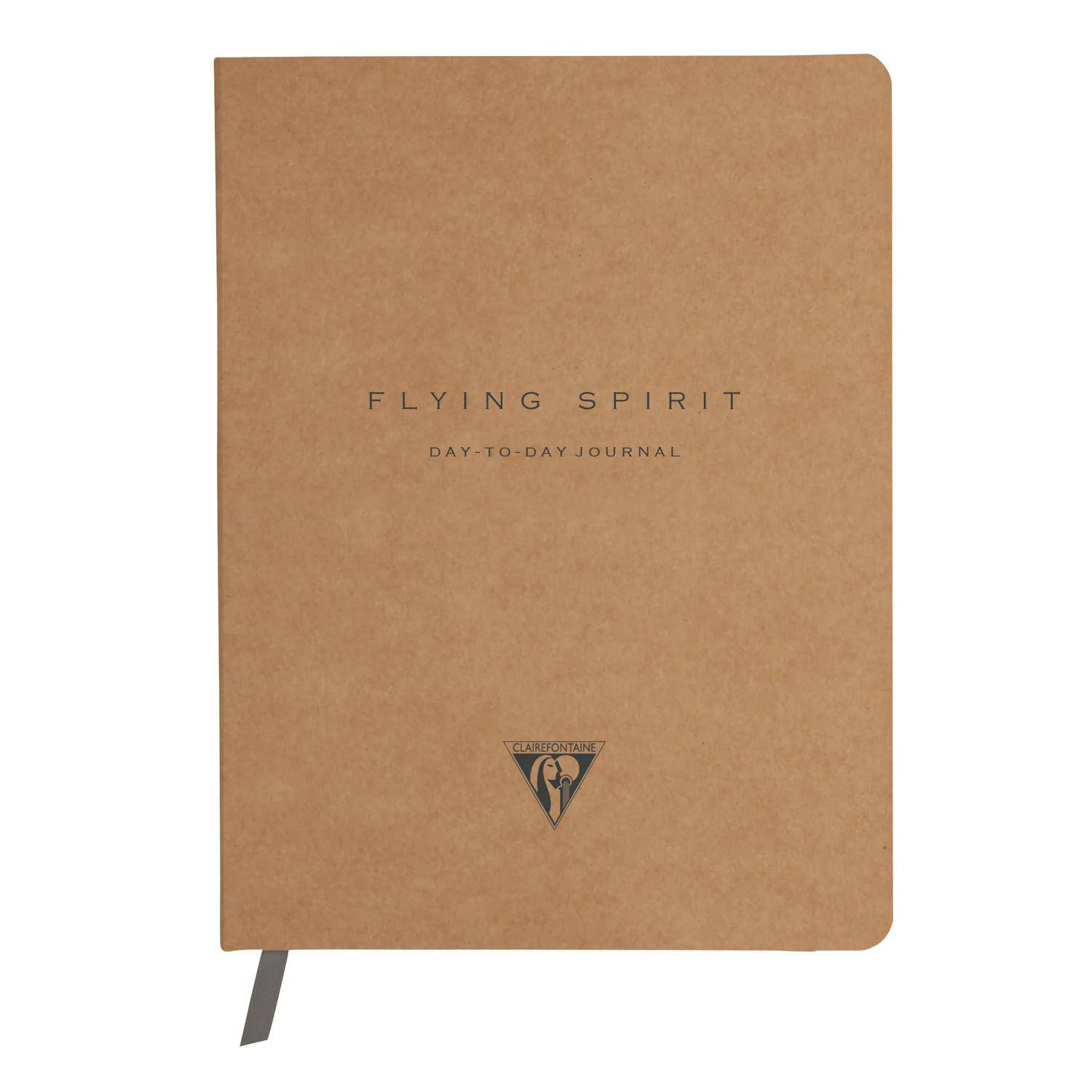 Clairefontaine 5x journal 19x25 cm, 96 Bl, dot/kariert, Kartonbraun 103746C
