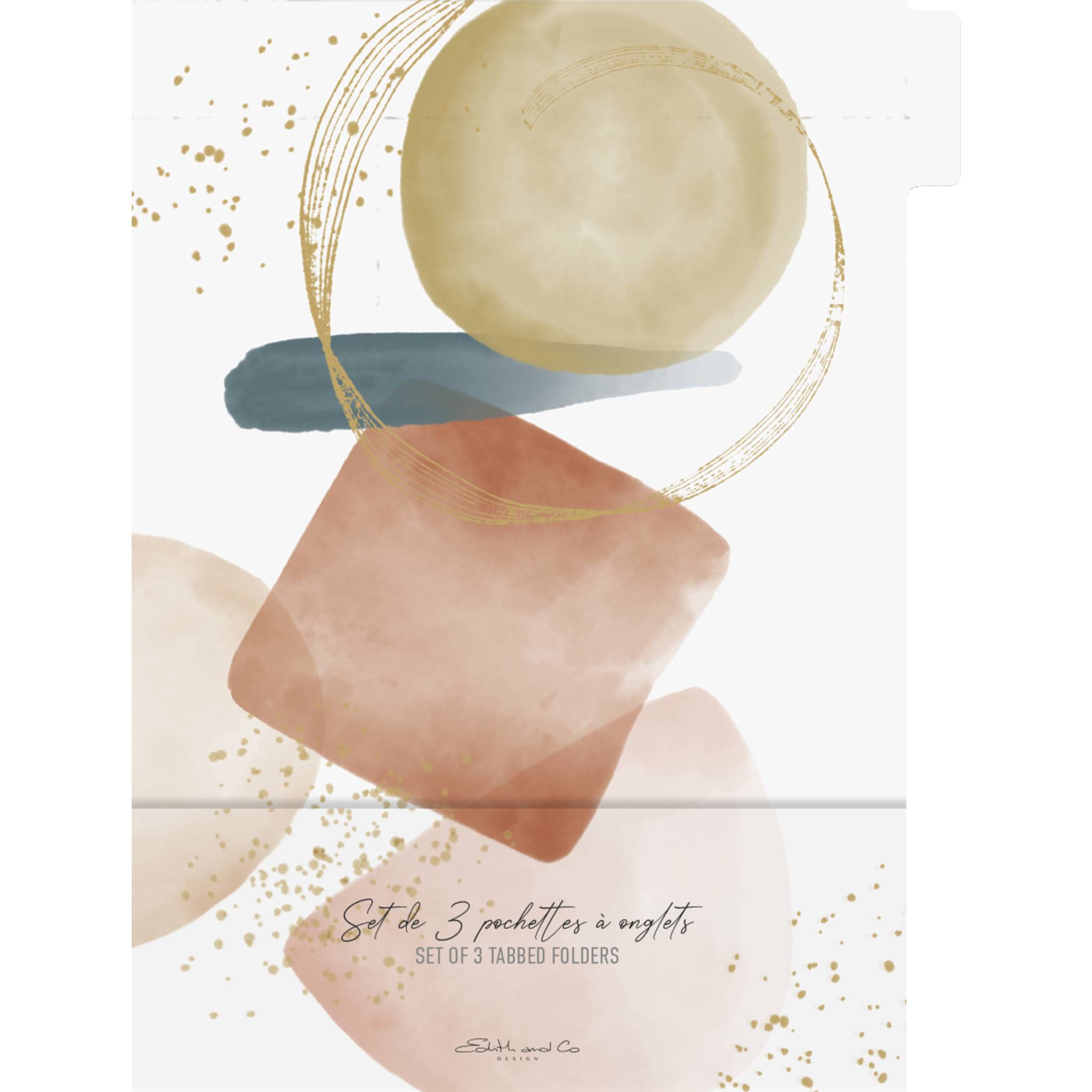 Clairefontaine 5x Evanescence, Set 3 Registermappen 22x31 cm Mehrfarbig 115979C