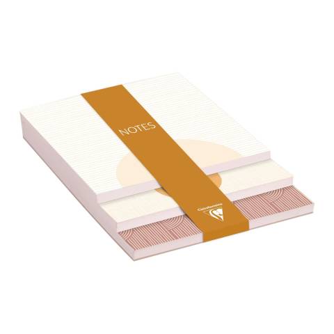 Clairefontaine 4x Zettelblock 10x14 cm 90 Blatt 116070C